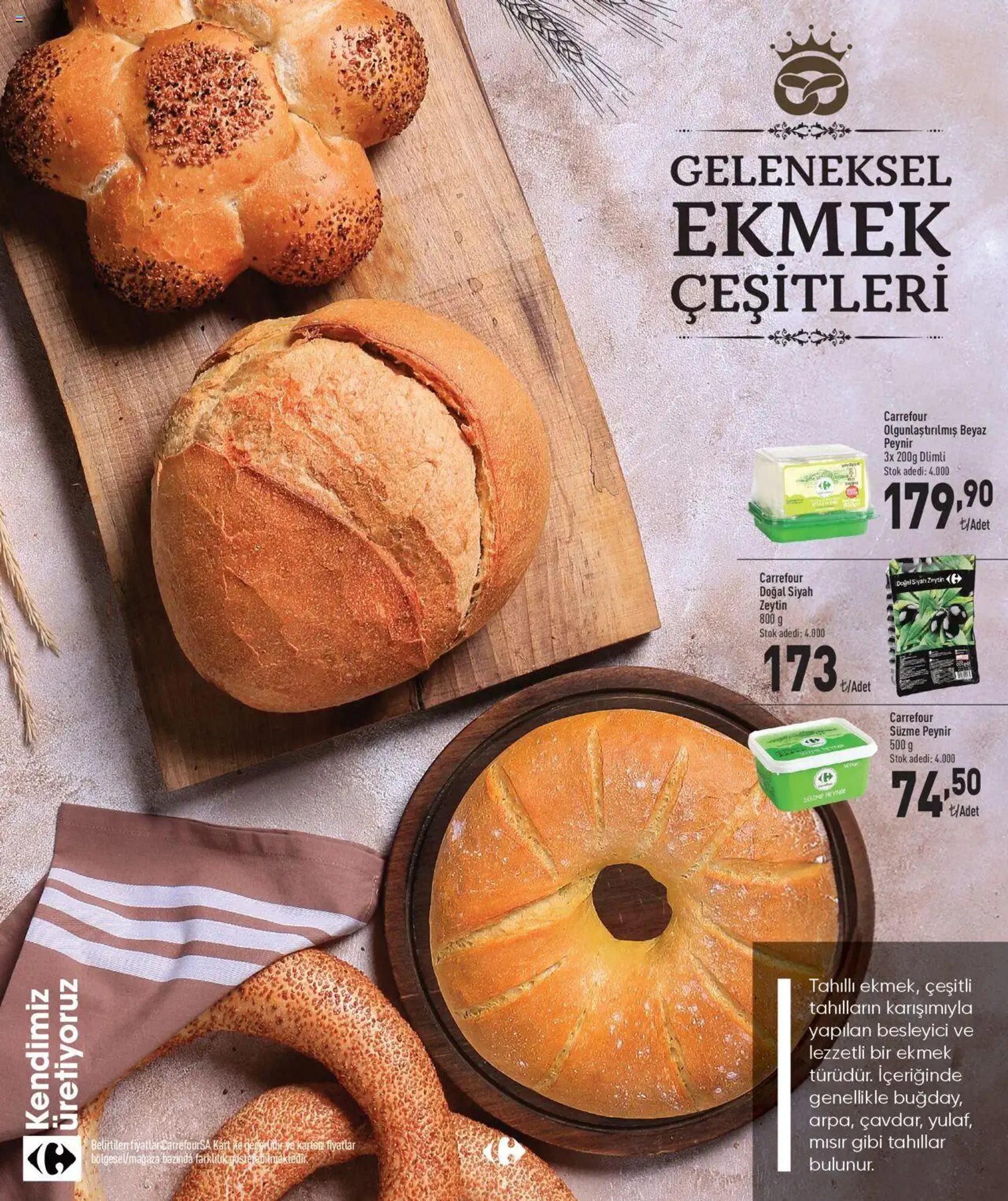 Katalog CarrefourSA Ekmek Kataloğu 10 Ekim - 20 Ekim 2024 - aktüel Sayfa 10