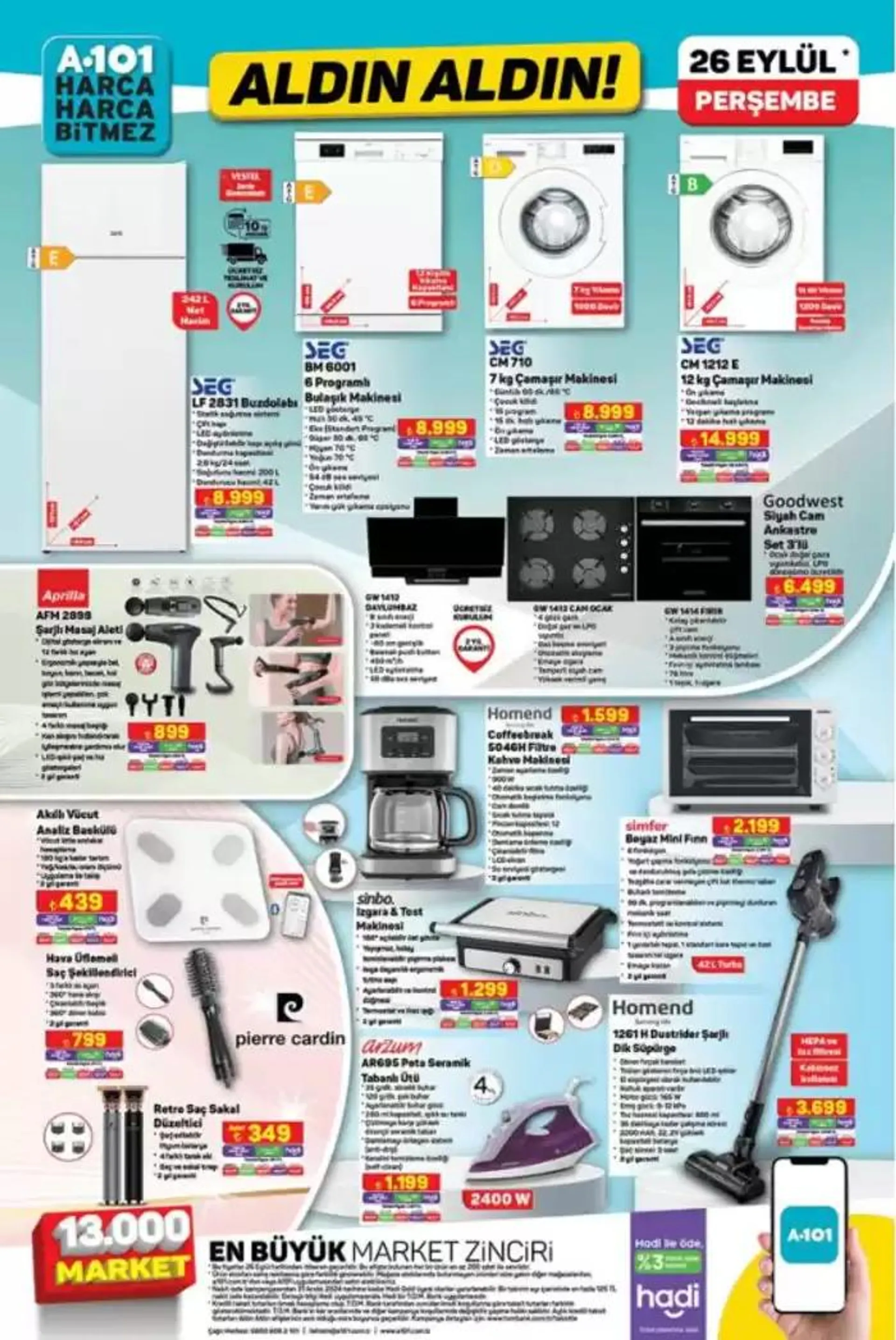 Katalog A101 Aktüel 28 Eylul 2024 28 Eylül - 12 Ekim 2024 - aktüel Sayfa 16