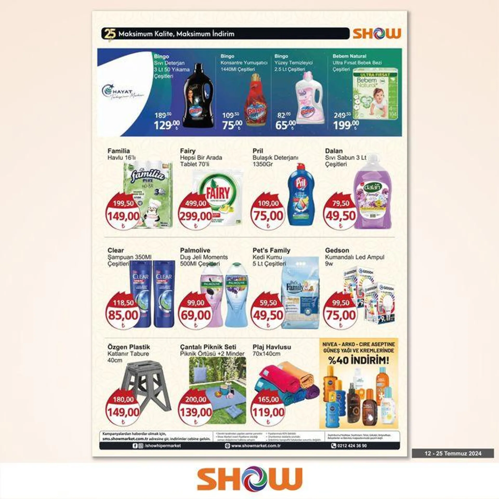 Katalog Show Market katalog 15 Temmuz - 29 Temmuz 2024 - aktüel Sayfa 8