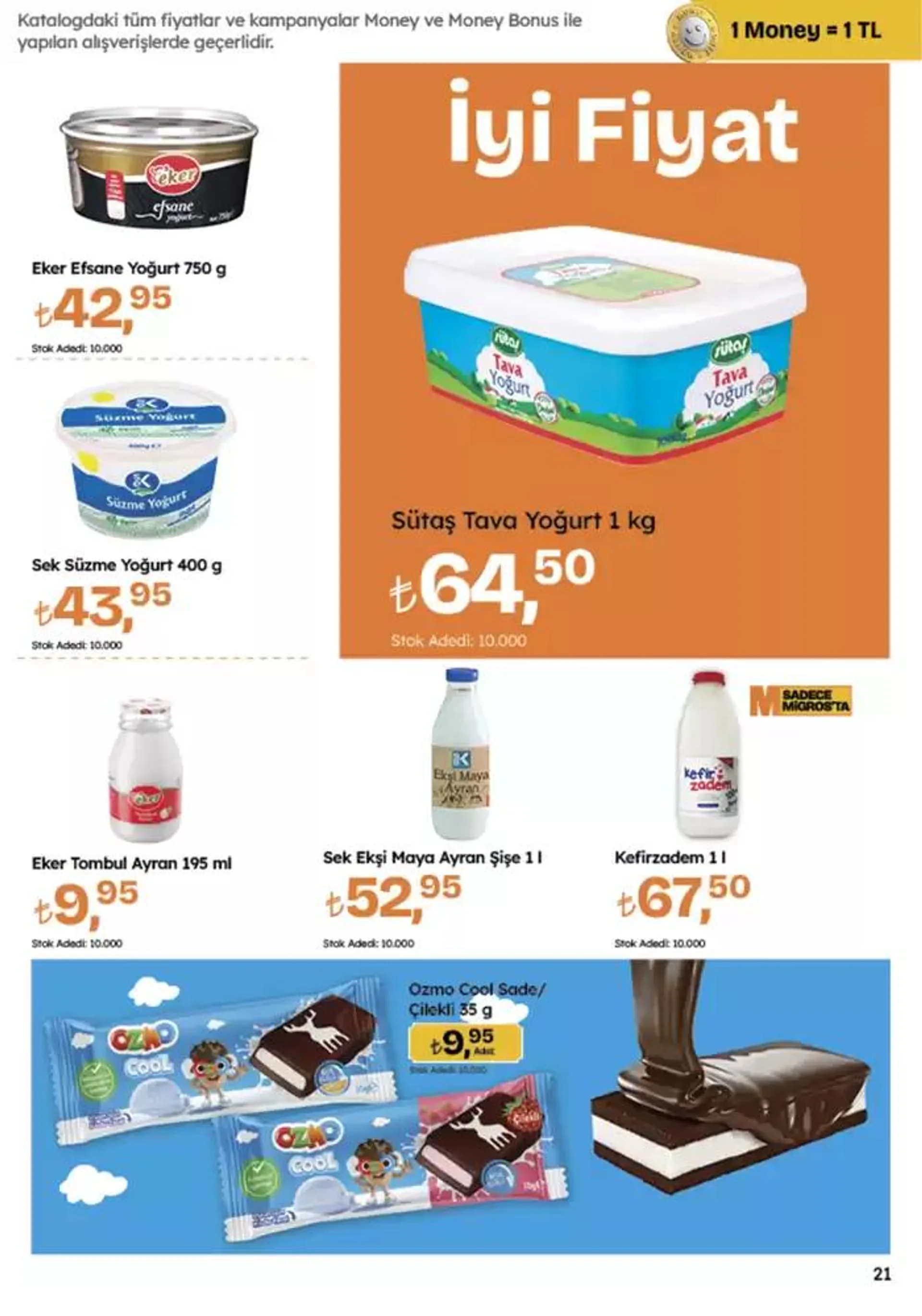 Katalog Migros katalog 10 Ekim - 23 Ekim 2024 - aktüel Sayfa 21