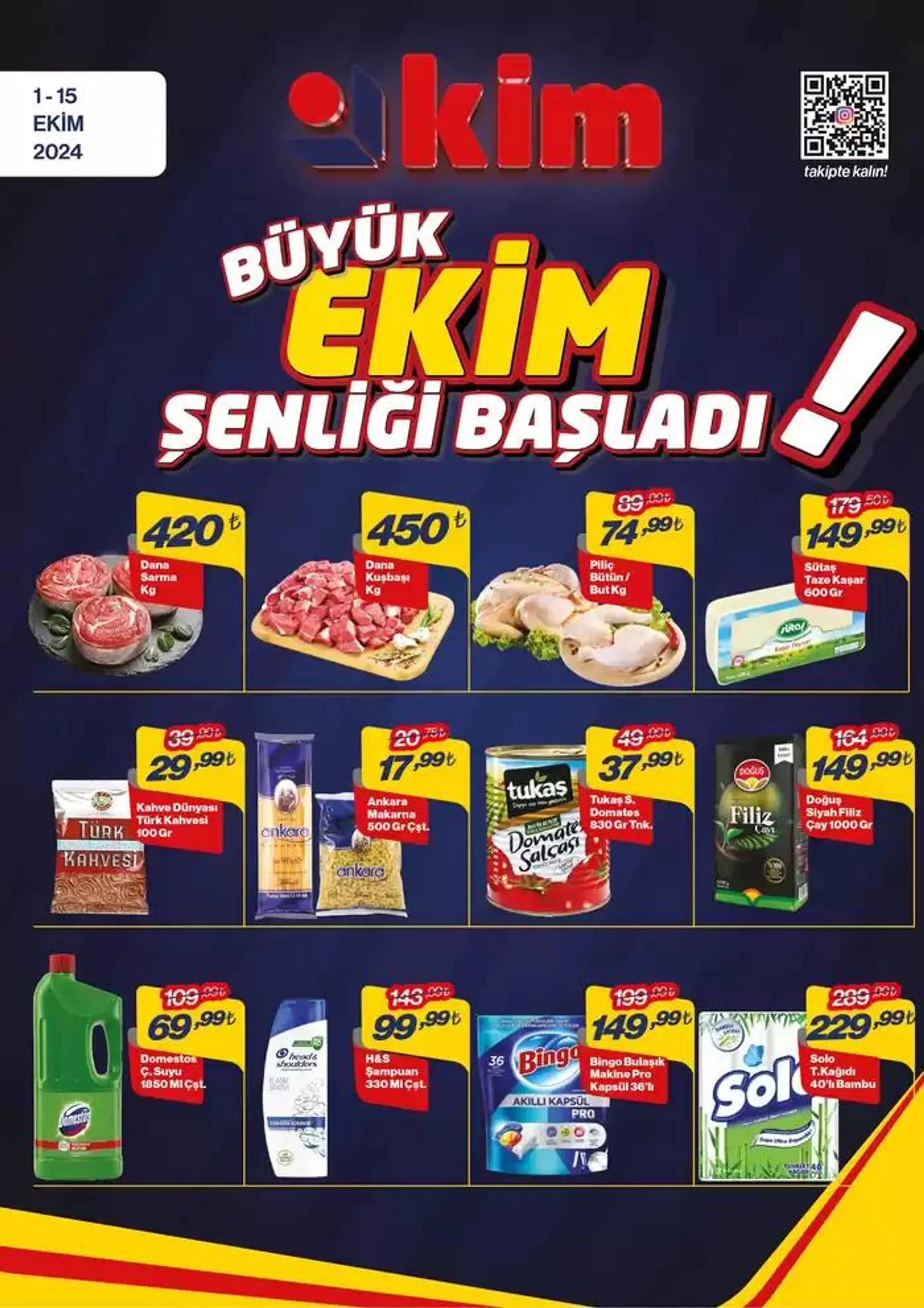 Katalog Kim Market katalog 1 Ekim - 15 Ekim 2024 - aktüel Sayfa 1