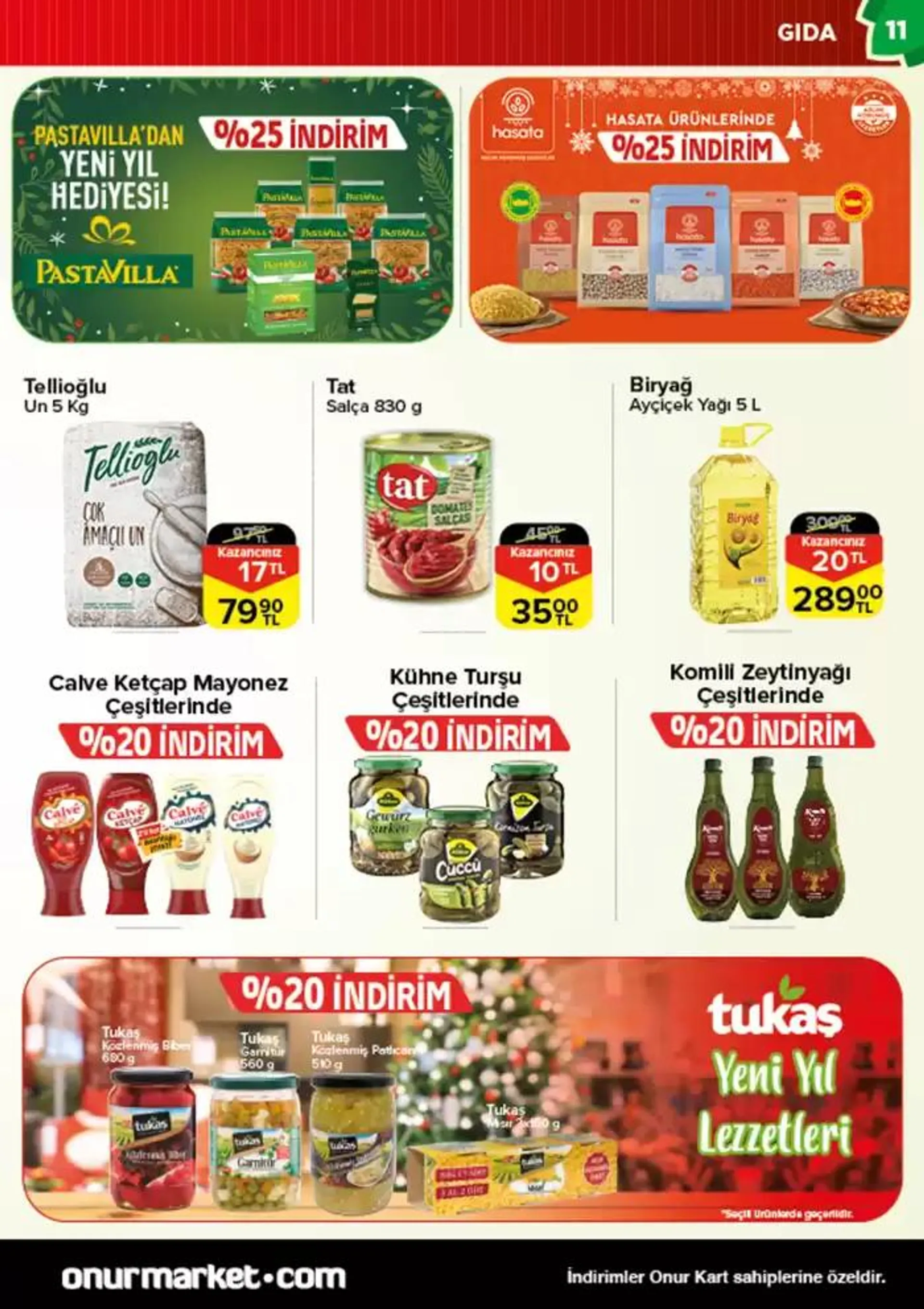 Katalog Onur Market Katalog 20 Aralık - 3 Ocak 2025 - aktüel Sayfa 11