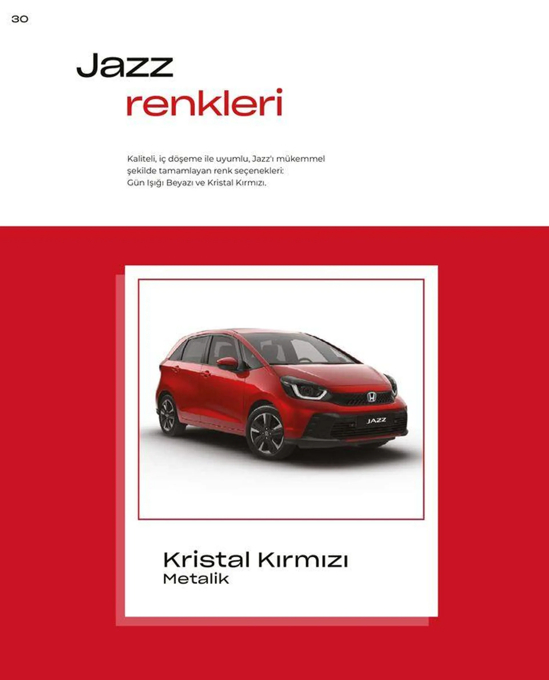 Katalog Honda Jazz e:HEV 5 Ocak - 5 Ocak 2025 - aktüel Sayfa 30