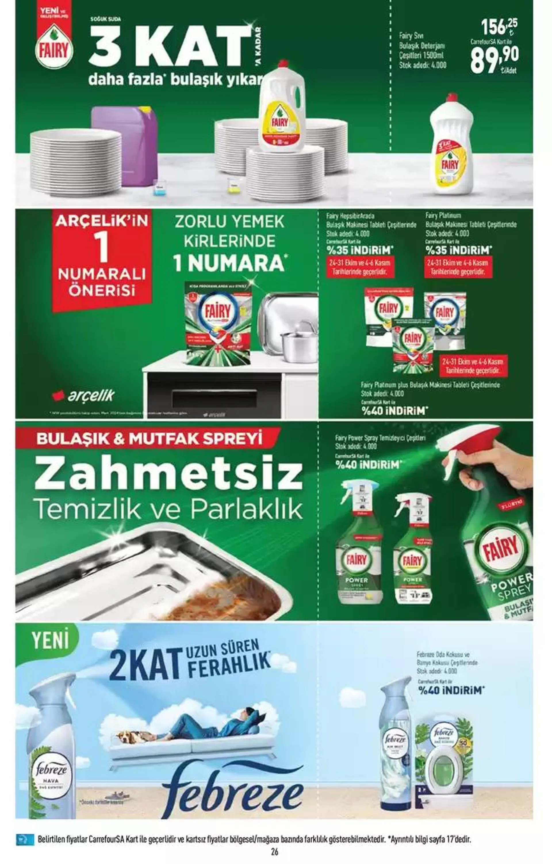 Katalog Carrefour Katalog 24 Ekim - 6 Kasım 21 Ekim - 27 Ekim 2024 - aktüel Sayfa 26