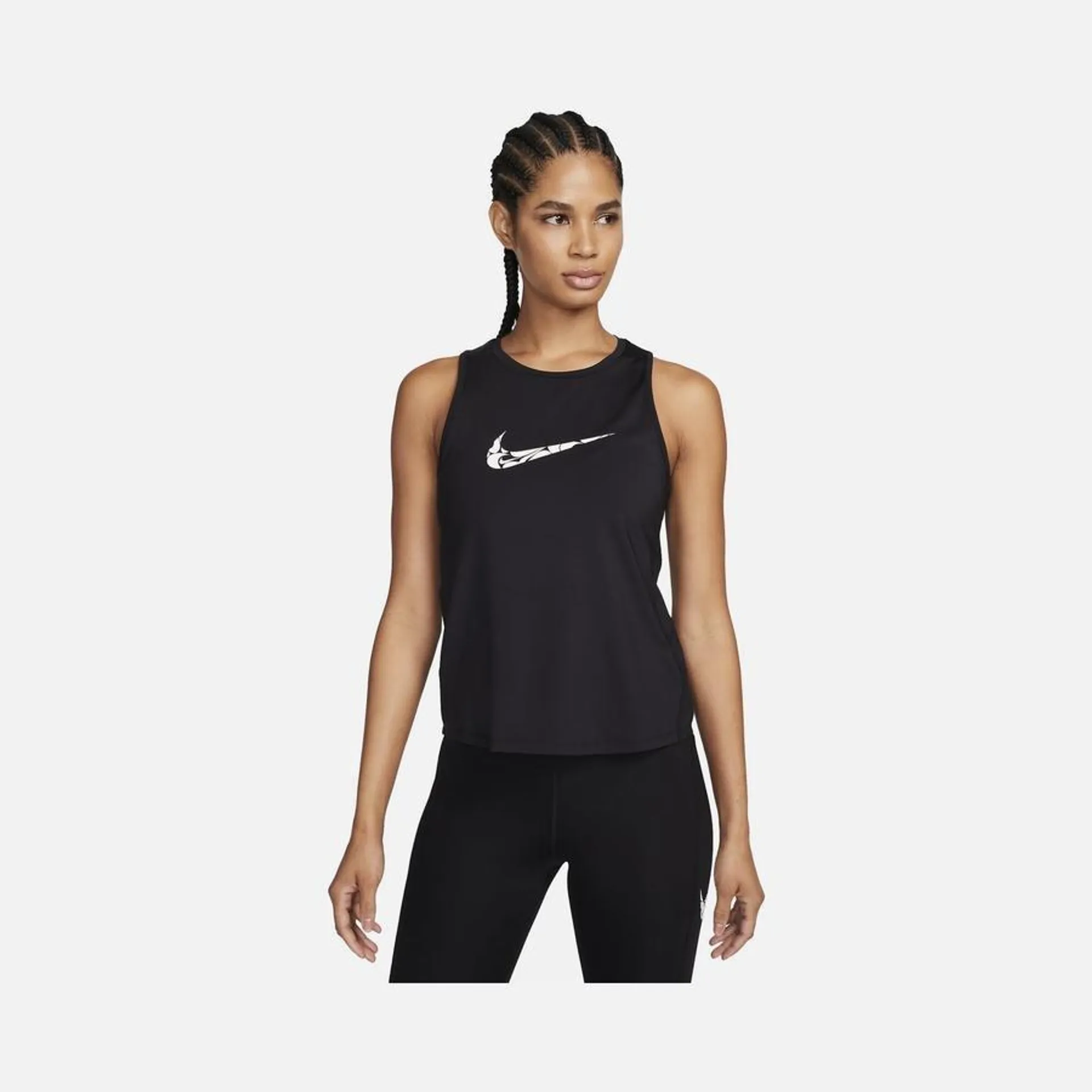 Nike One Swoosh Graphic Dri-Fit Running Kadın Atlet