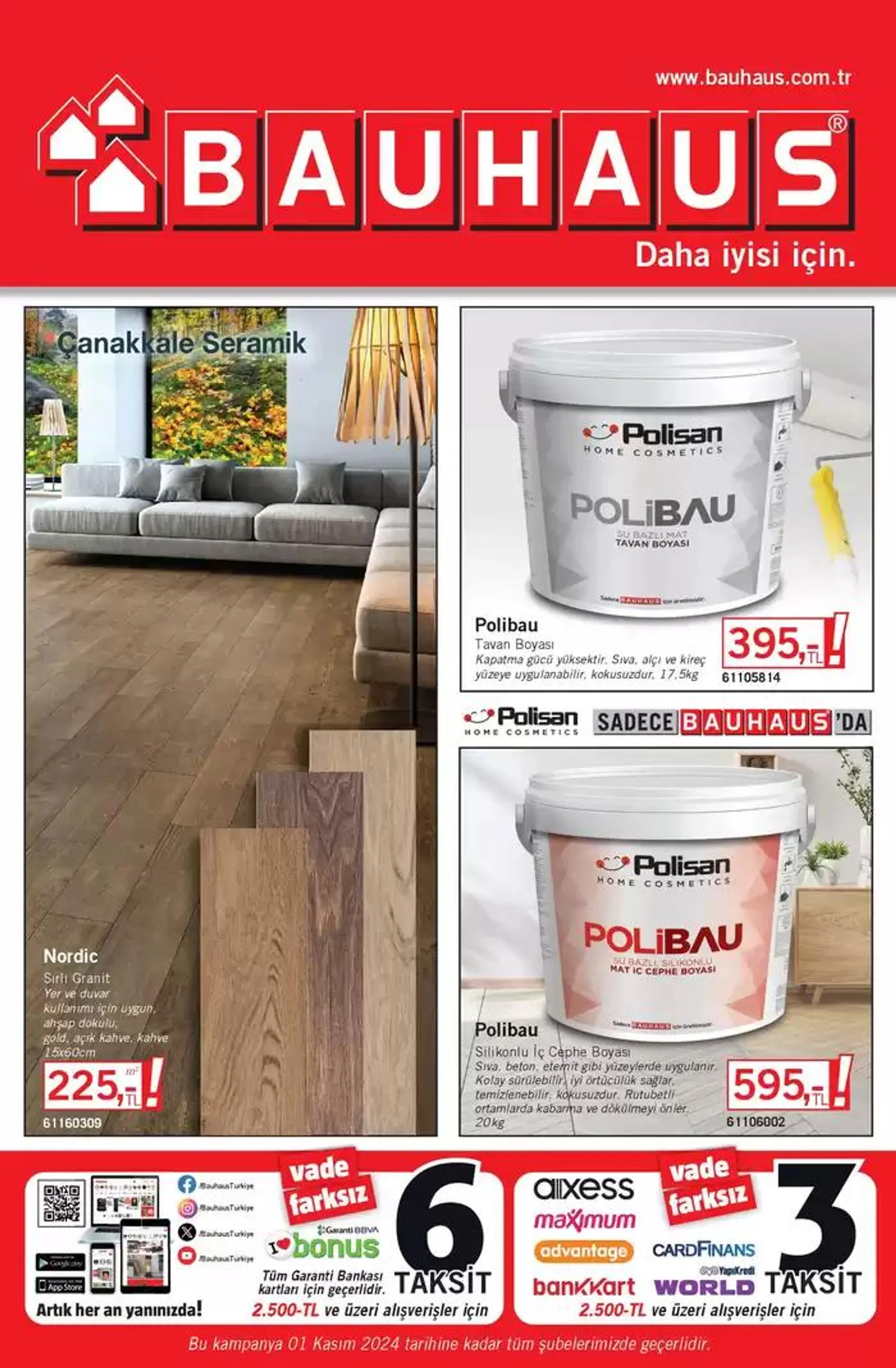 Katalog Bauhaus Daha iyisi için 7 Ekim - 1 Kasım 2024 - aktüel Sayfa 1