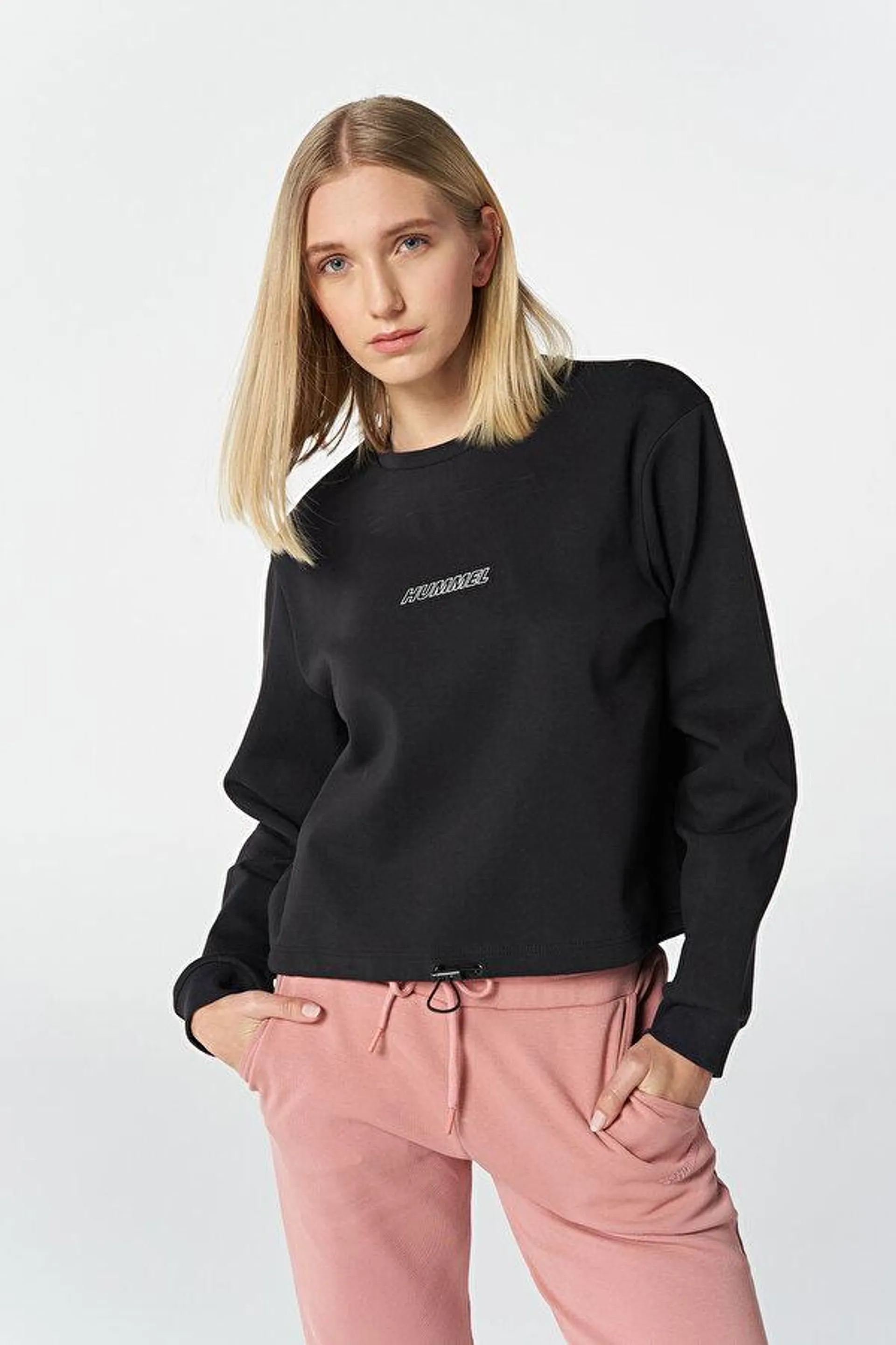 T-TE PAUSE CROPPED SWEATSHIRT