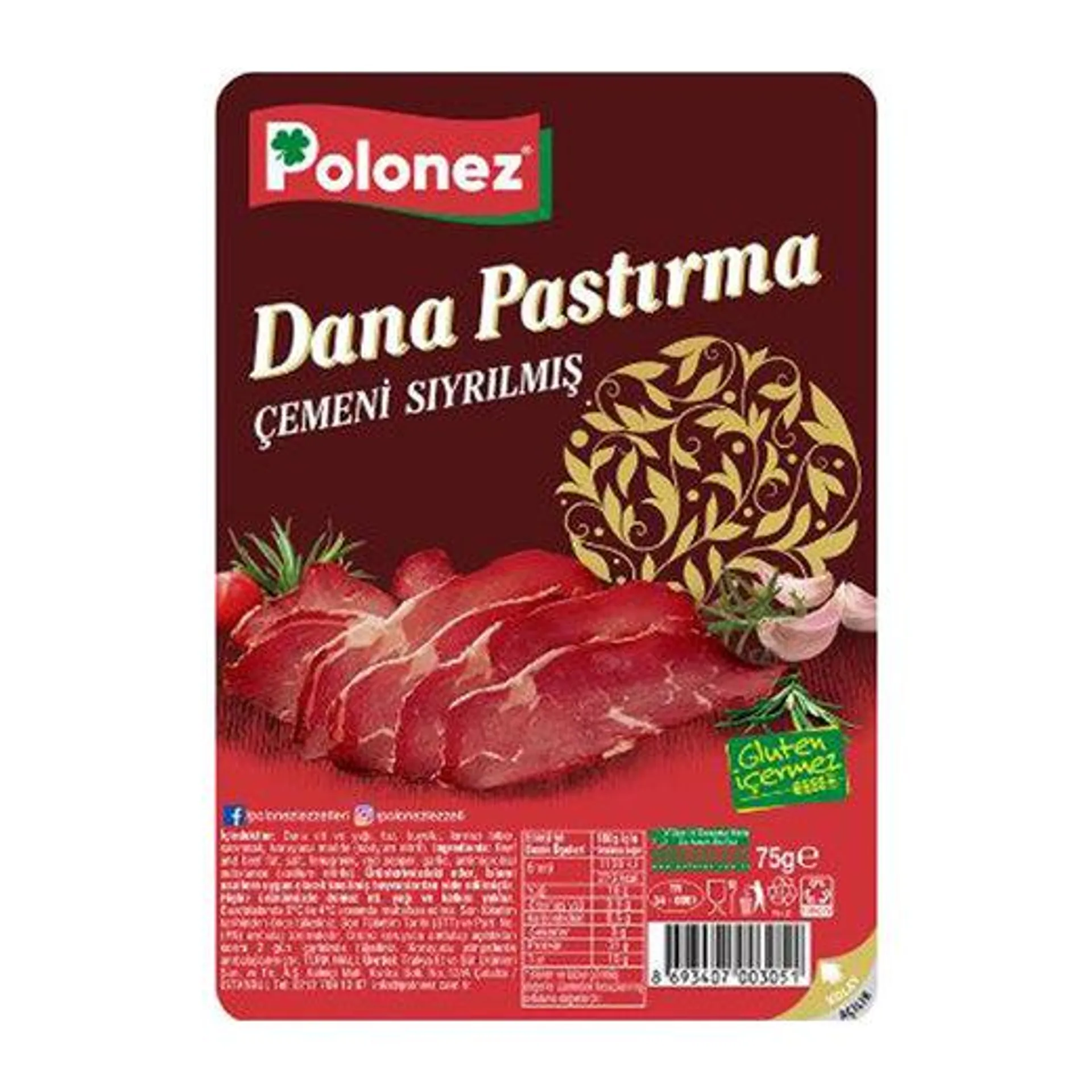 Polonez Pastırma Seçme 75 gr