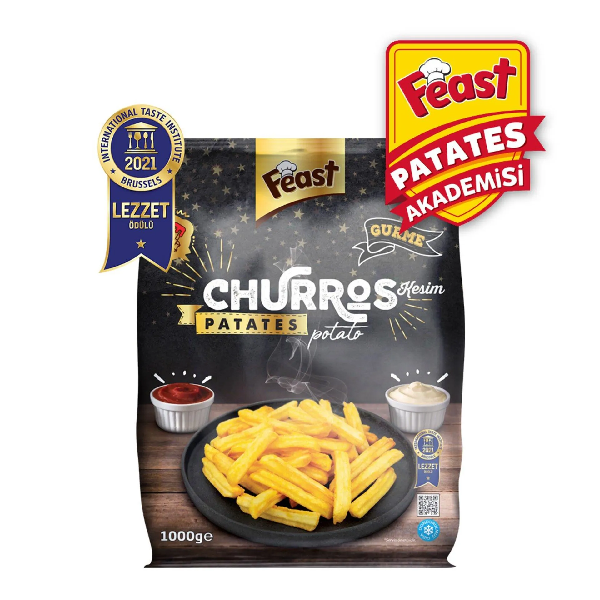 Feast Gurme Churros Kesim Patates 1 Kg