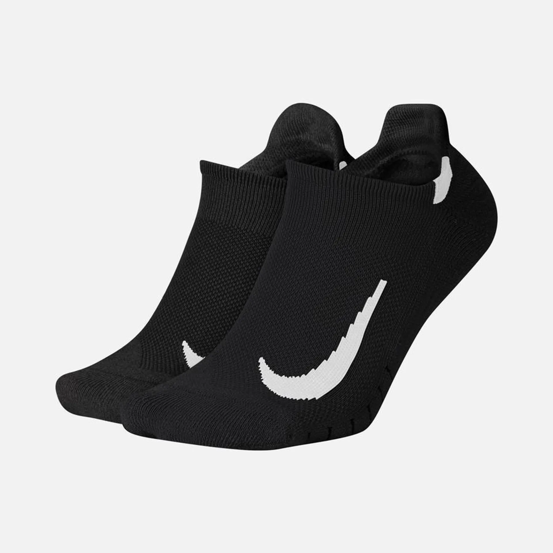 Nike Multiplier No-Show Running (2 Pair) Unisex Çorap