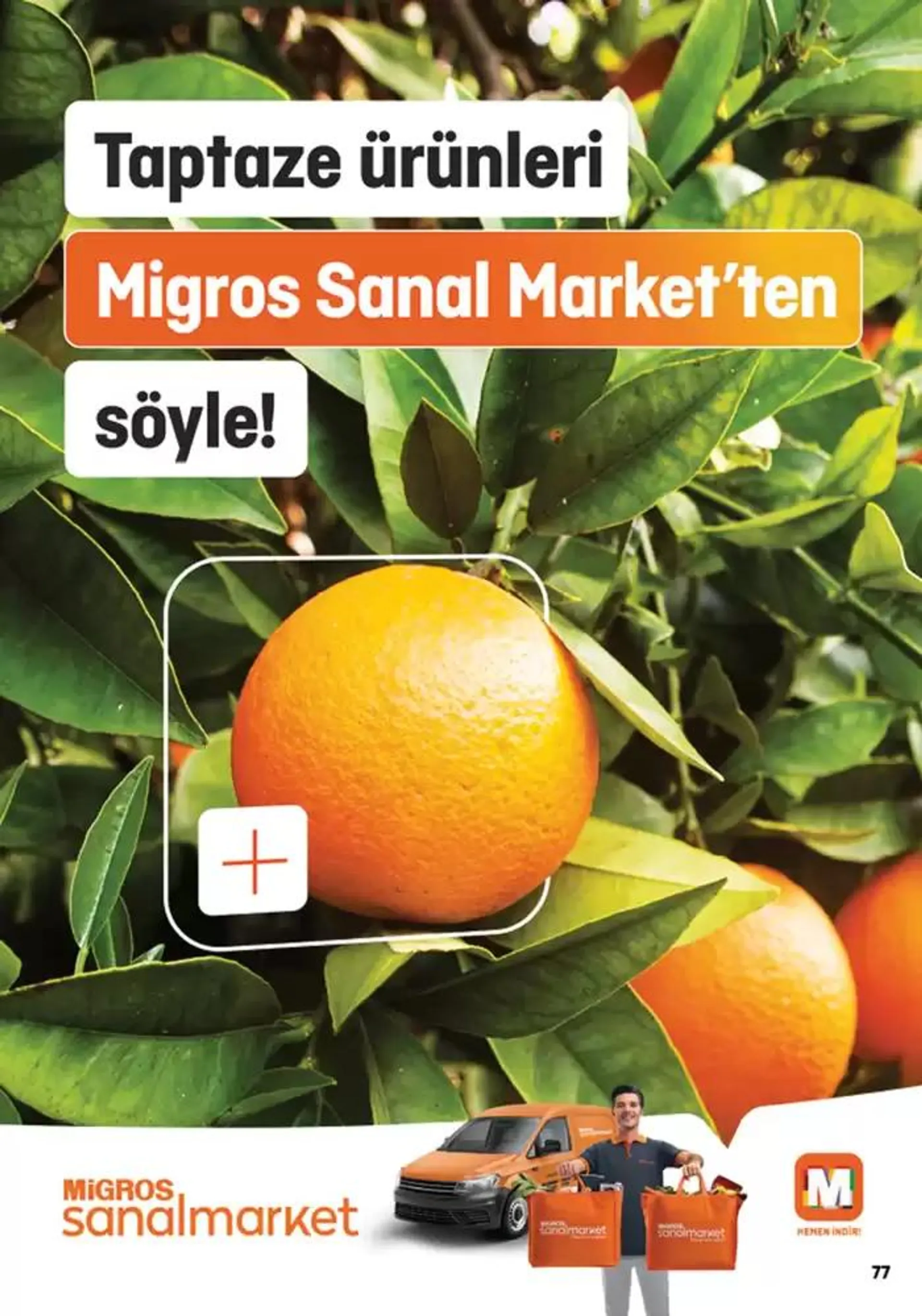 Katalog Migros katalog 26 Eylül - 9 Ekim 2024 - aktüel Sayfa 77