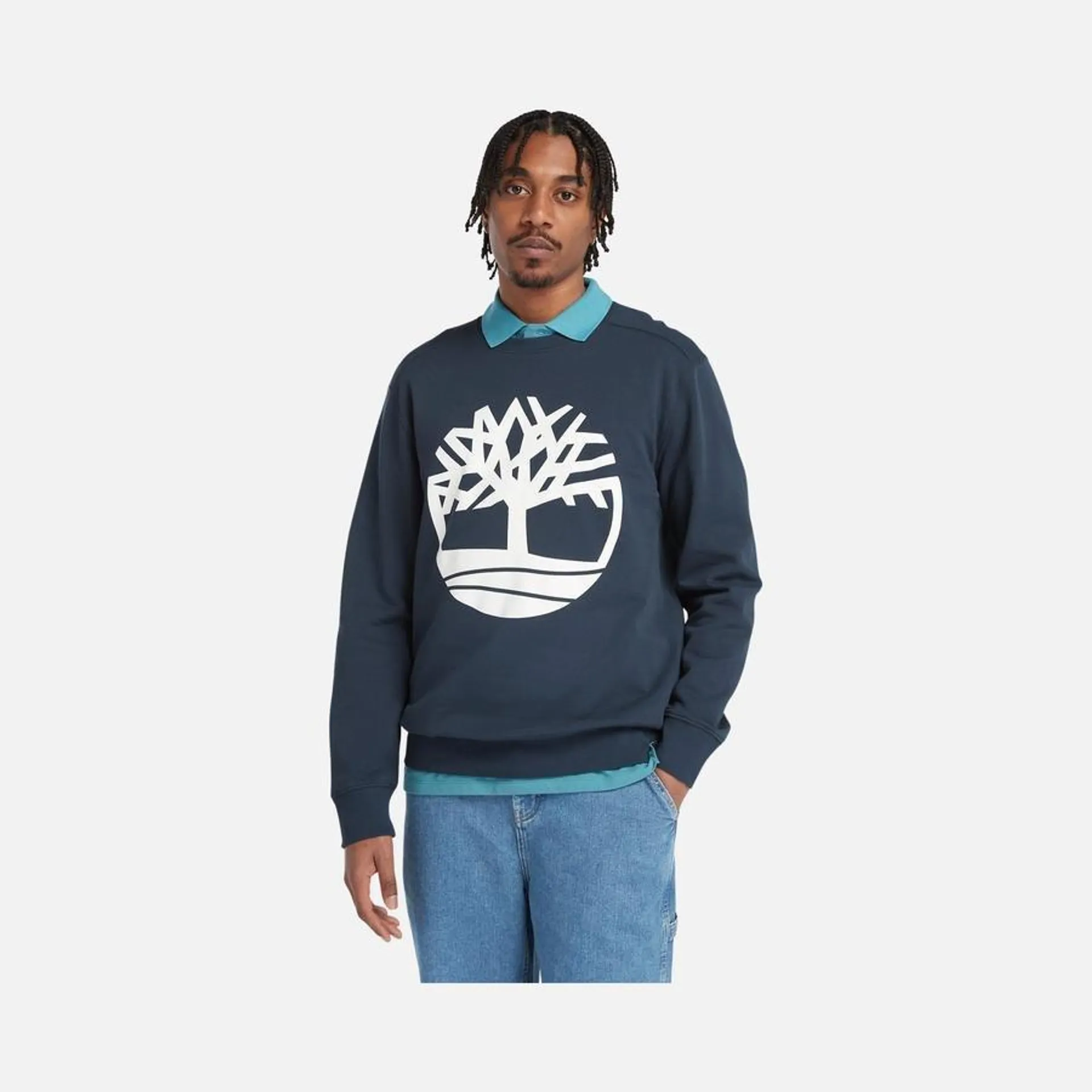 Timberland Sportswear Tree Graphic Crew Neck Erkek Sweatshirt