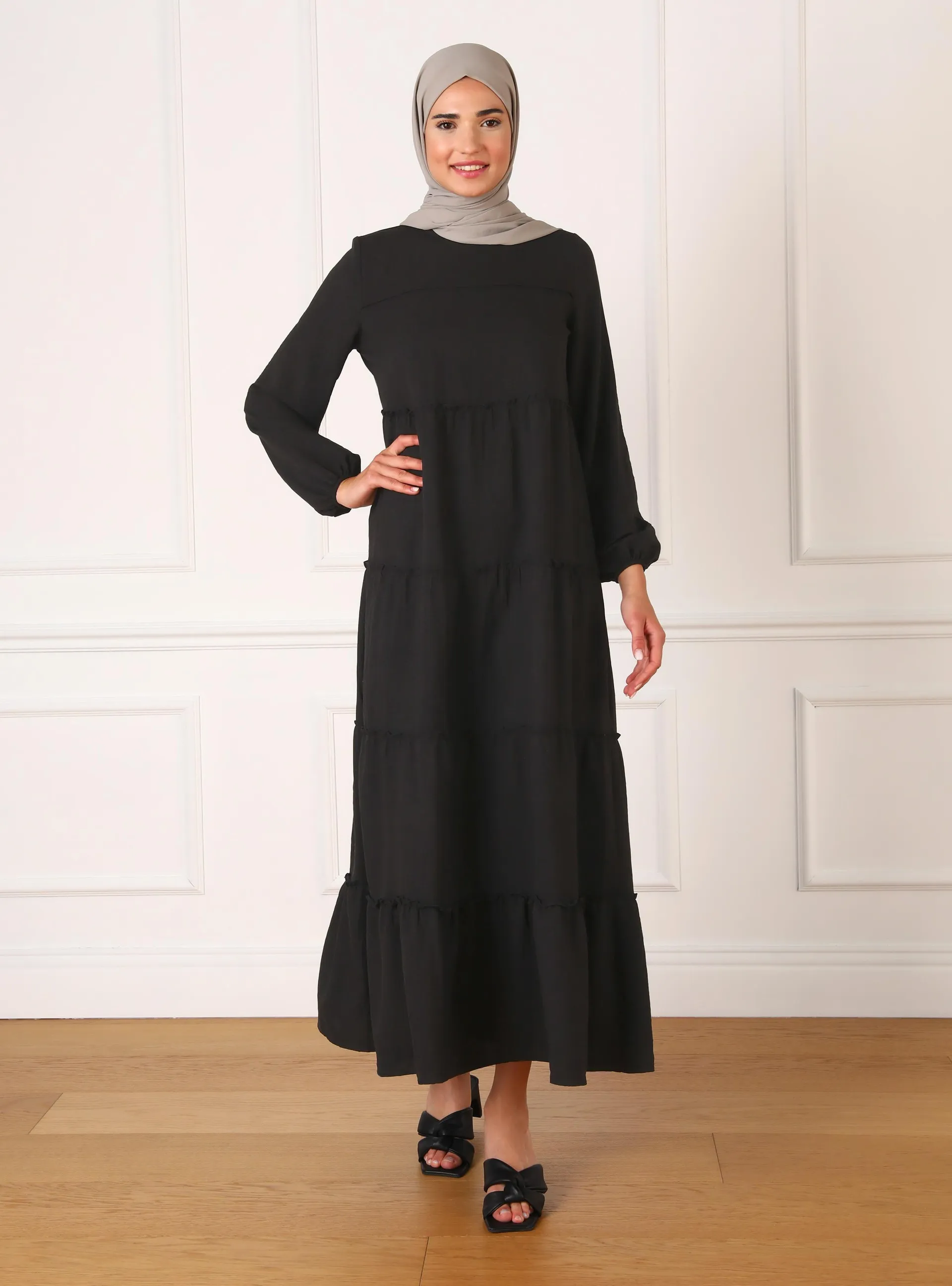 Black - Modest Dress