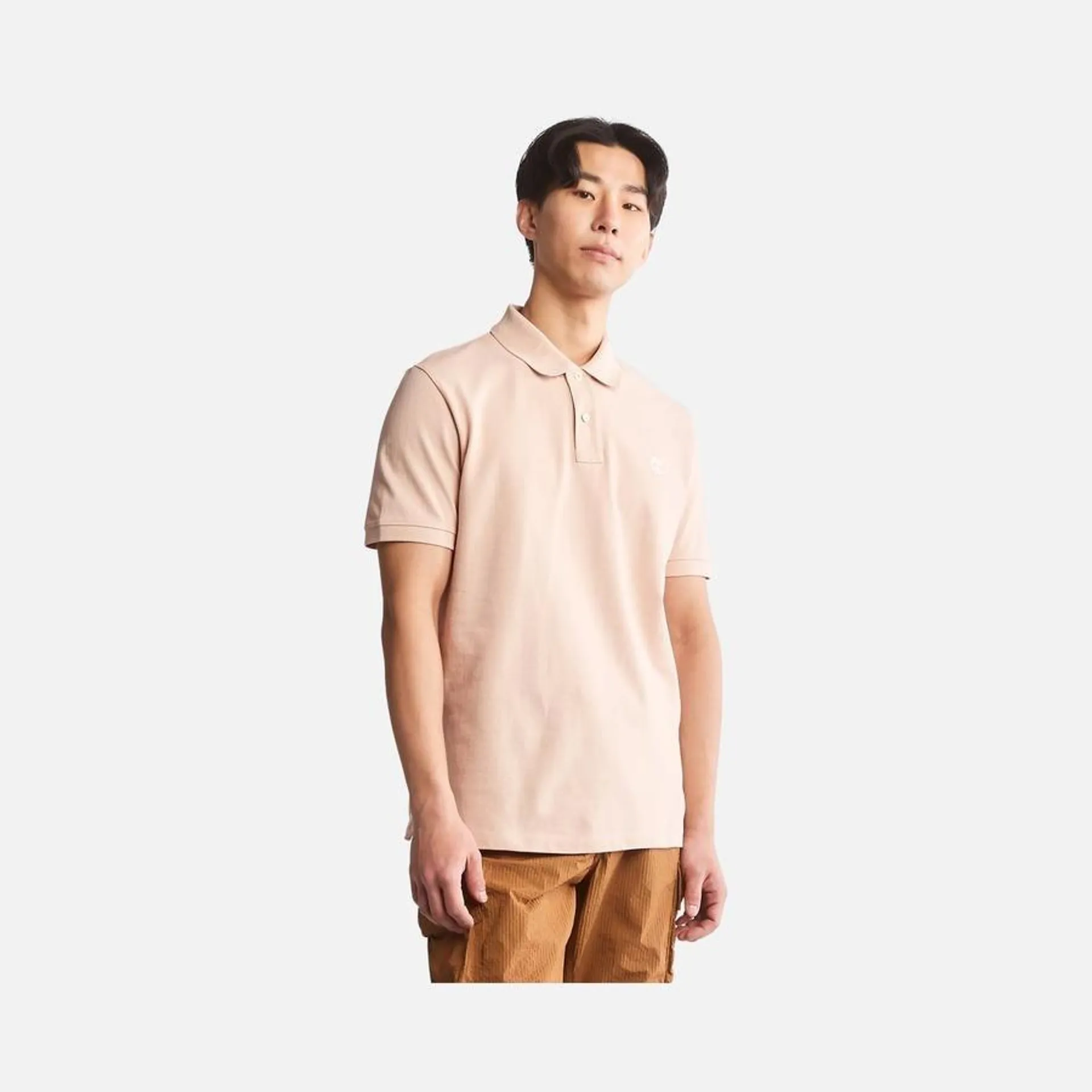 Timberland Sportswear Millers River Pique Short-Sleeve Polo Erkek Tişört