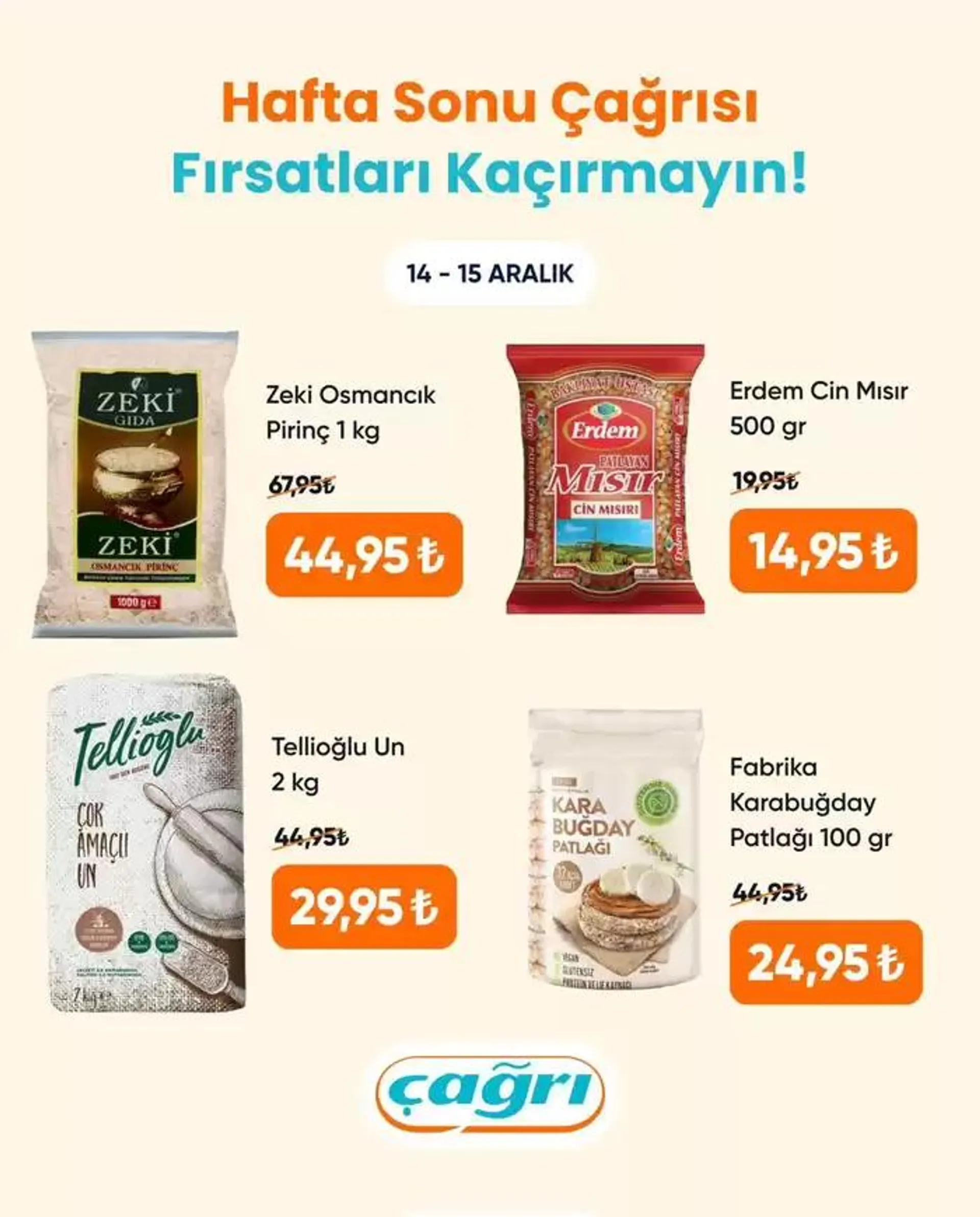 Katalog Çağrı Market katalog 15 Aralık - 29 Aralık 2024 - aktüel Sayfa 3