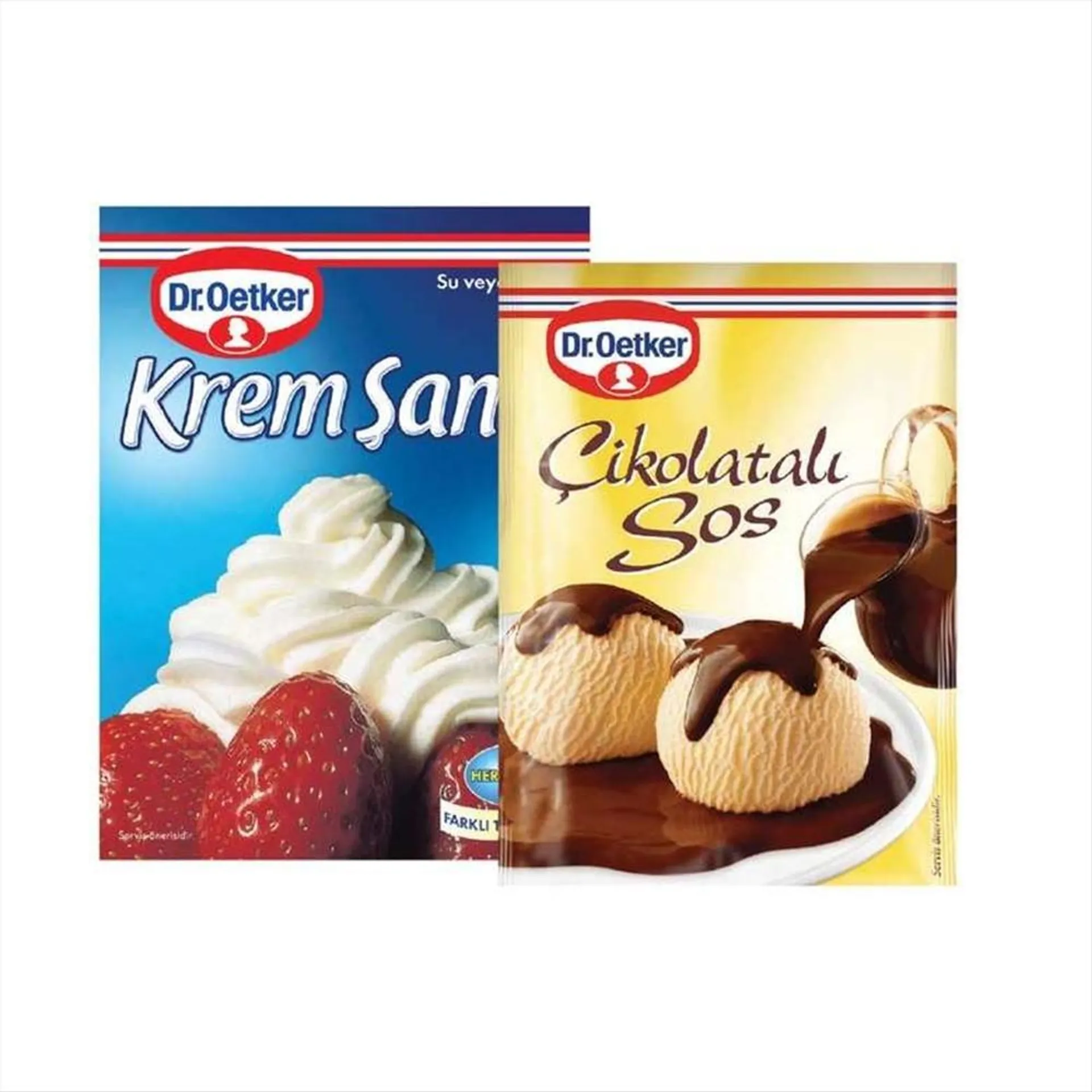 Dr.Oetker Krem Şanti Çikolata Sos Hediyeli 2x75 g