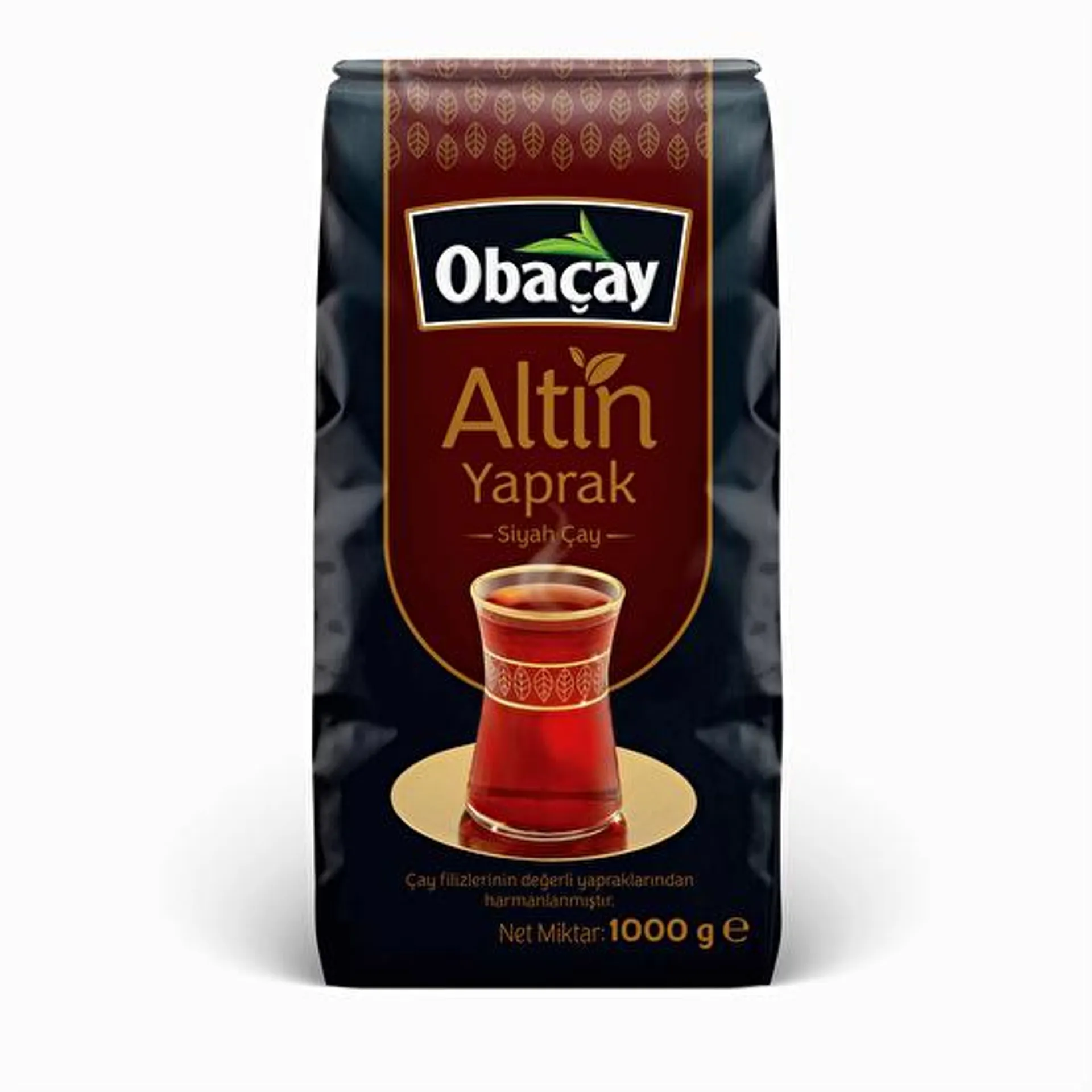 Obaçay Altın Yaprak Siyah Çay 1 kg