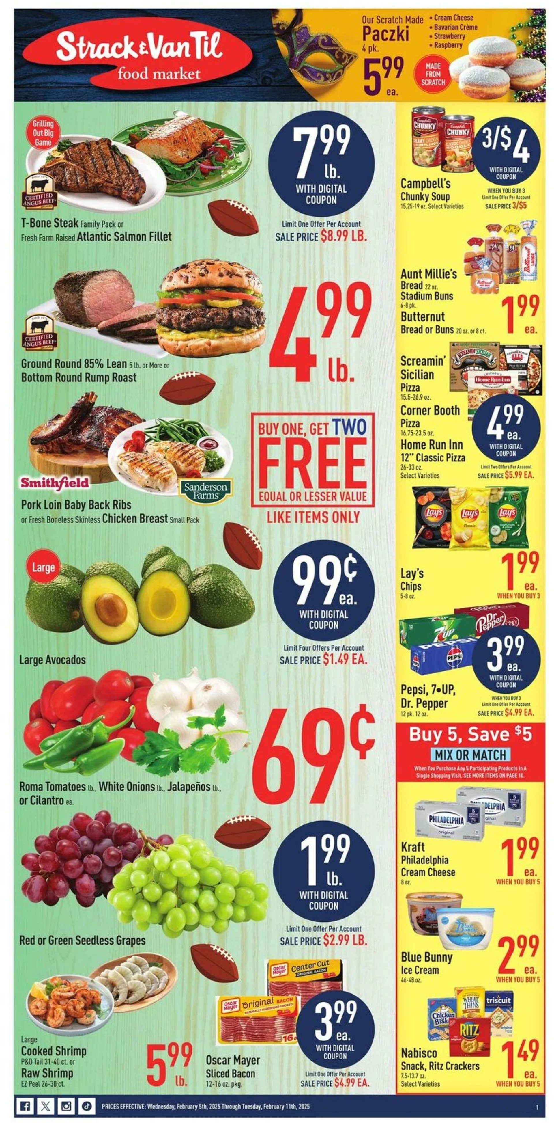 Catálogo de Strack & Van Til Current weekly ad 5 de febrero al 11 de febrero 2025 - Página 1