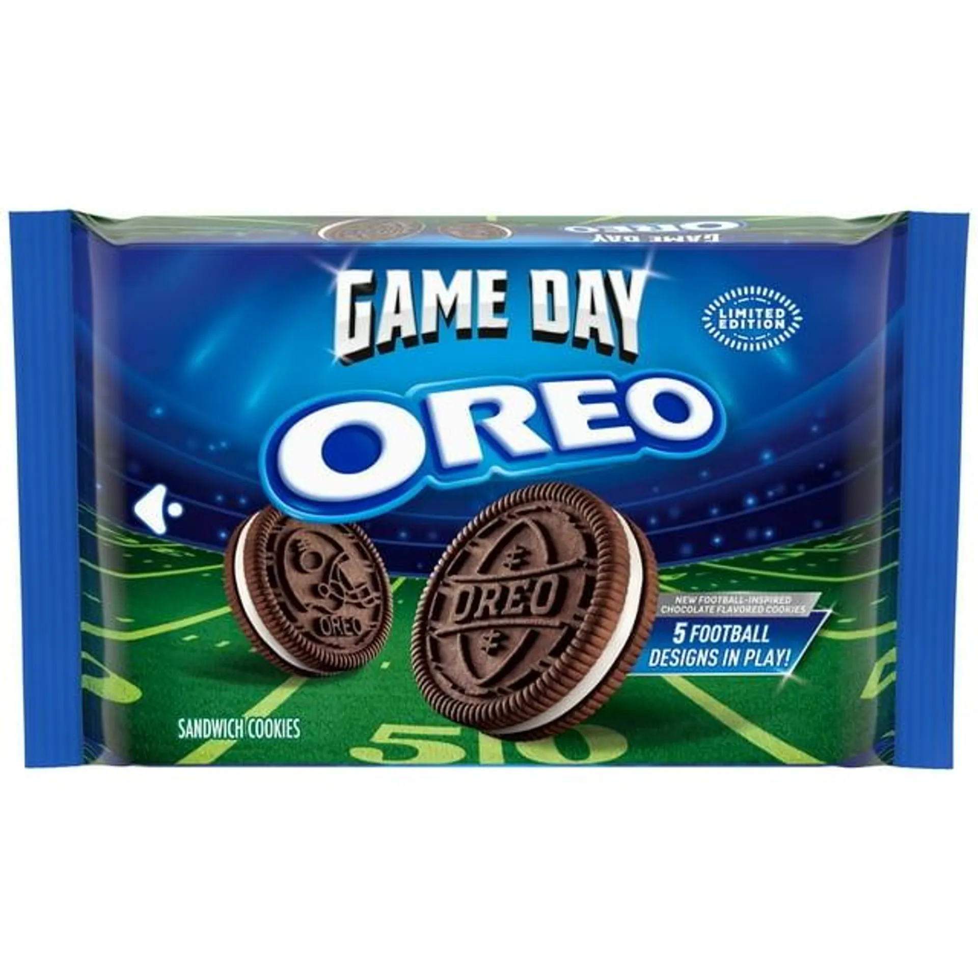 OREO Game Day Chocolate Sandwich Cookies, Limited Edition, 10.68 oz