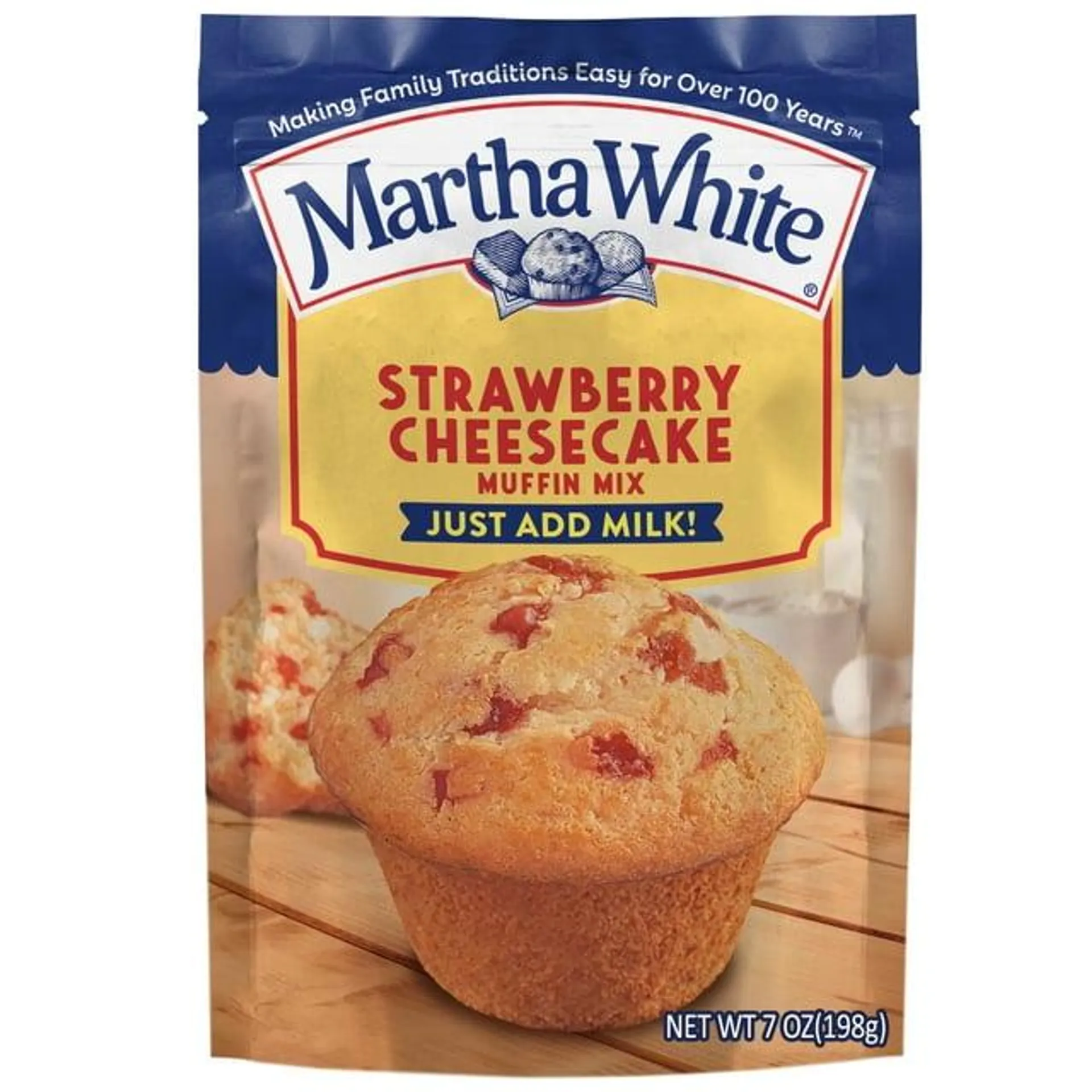 Martha White Strawberry Cheesecake Muffin Mix, 7 oz