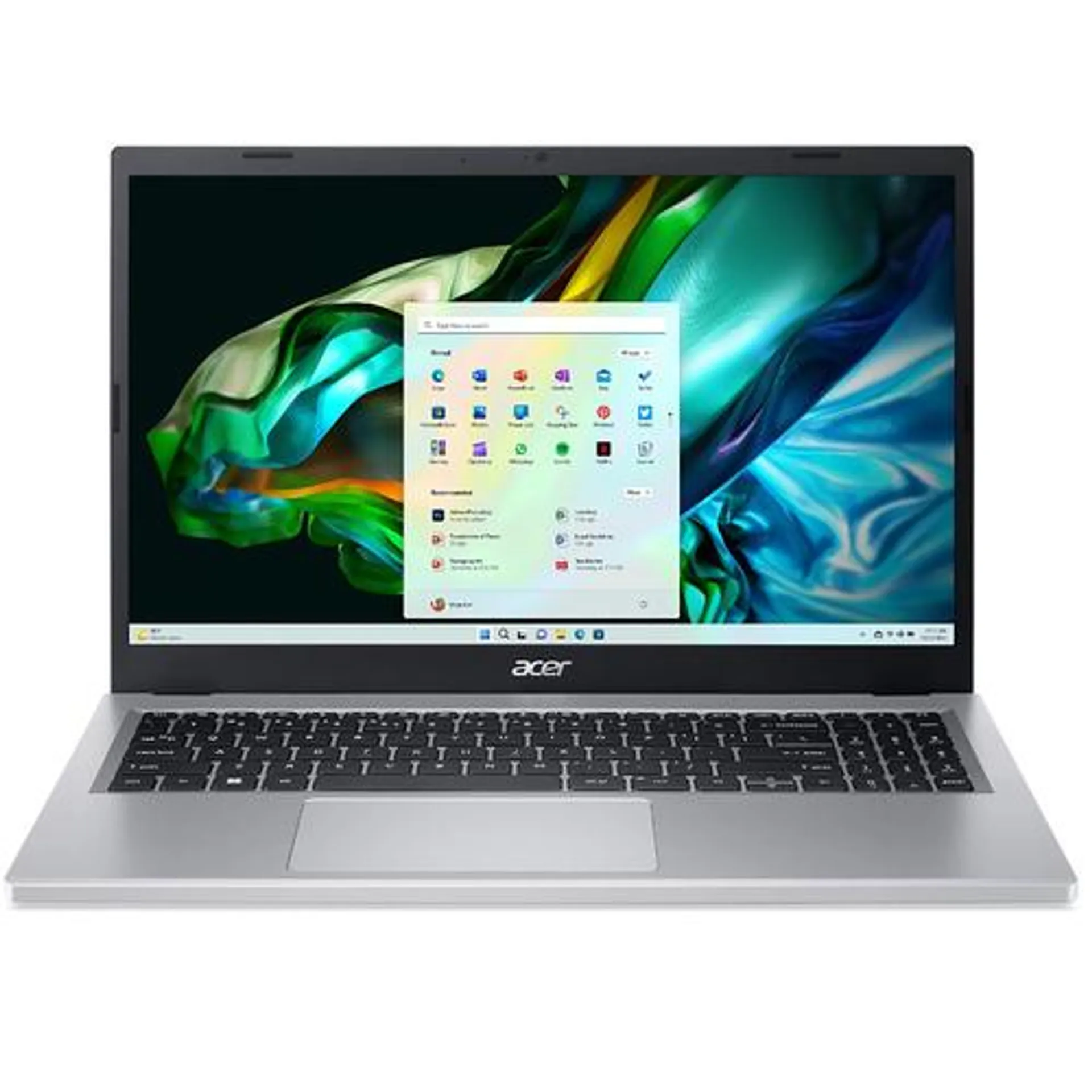 Aspire 3 - 15.6" 8GB LPDDR5, 256GB NVMe SSD, Windows 11 Laptop