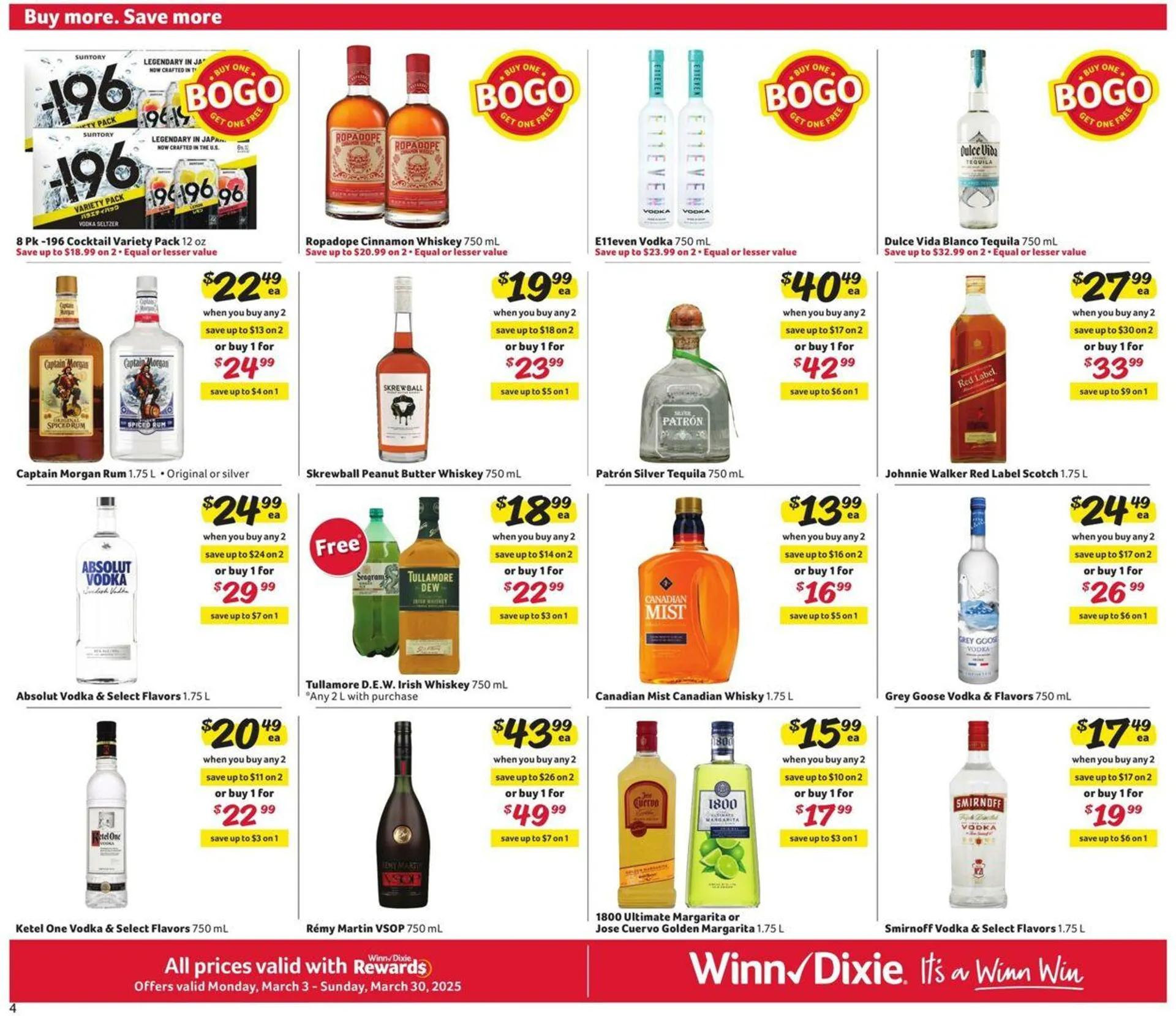 Catálogo de Winn Dixie Current weekly ad 3 de marzo al 30 de marzo 2025 - Página 4