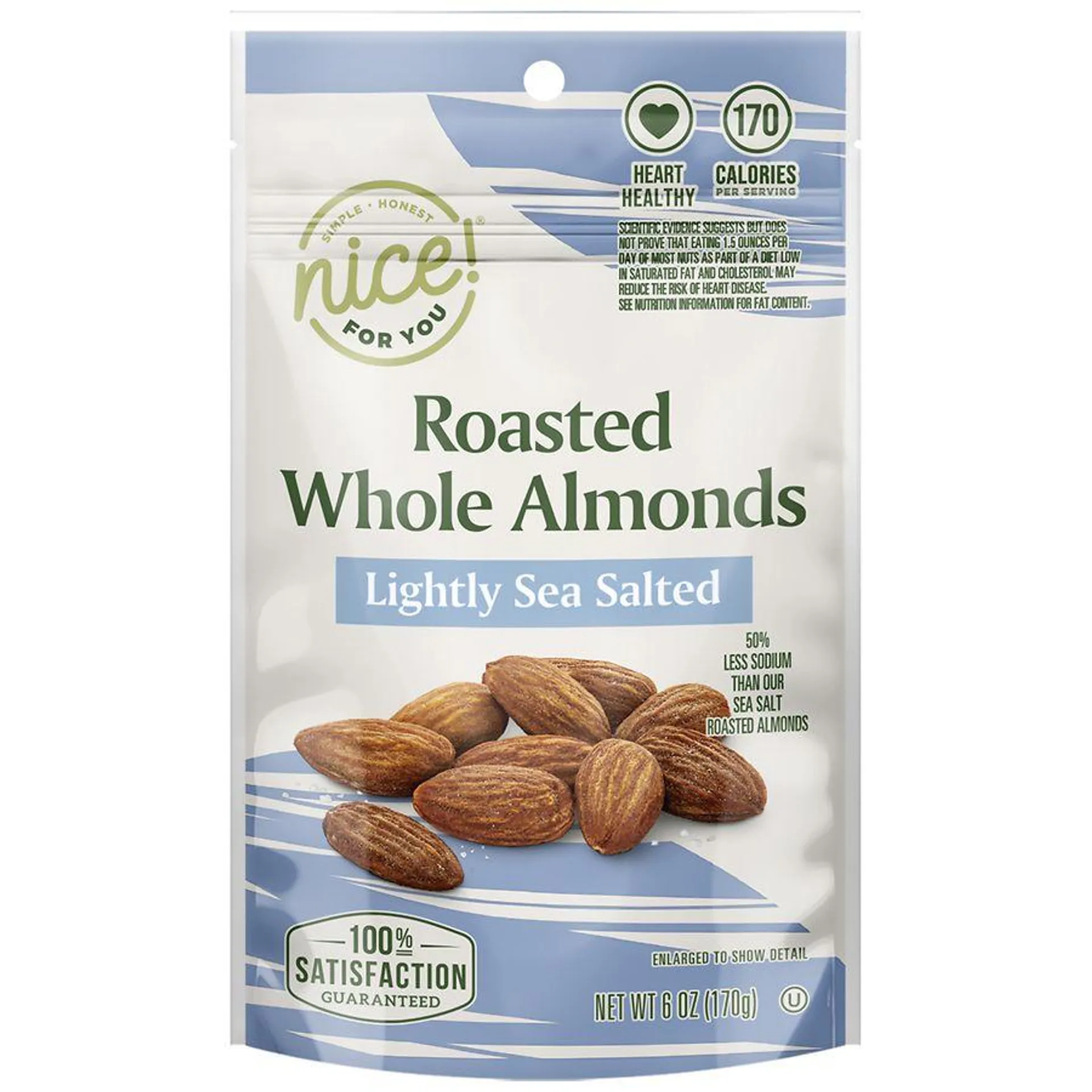 Roasted Whole Almonds Lightly Sea Salted