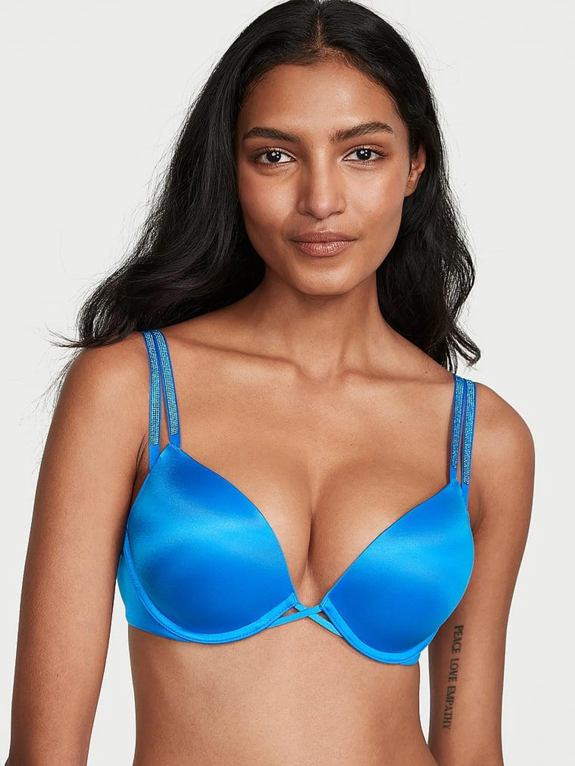 Bombshell Double Shine Strap Push-Up Bra