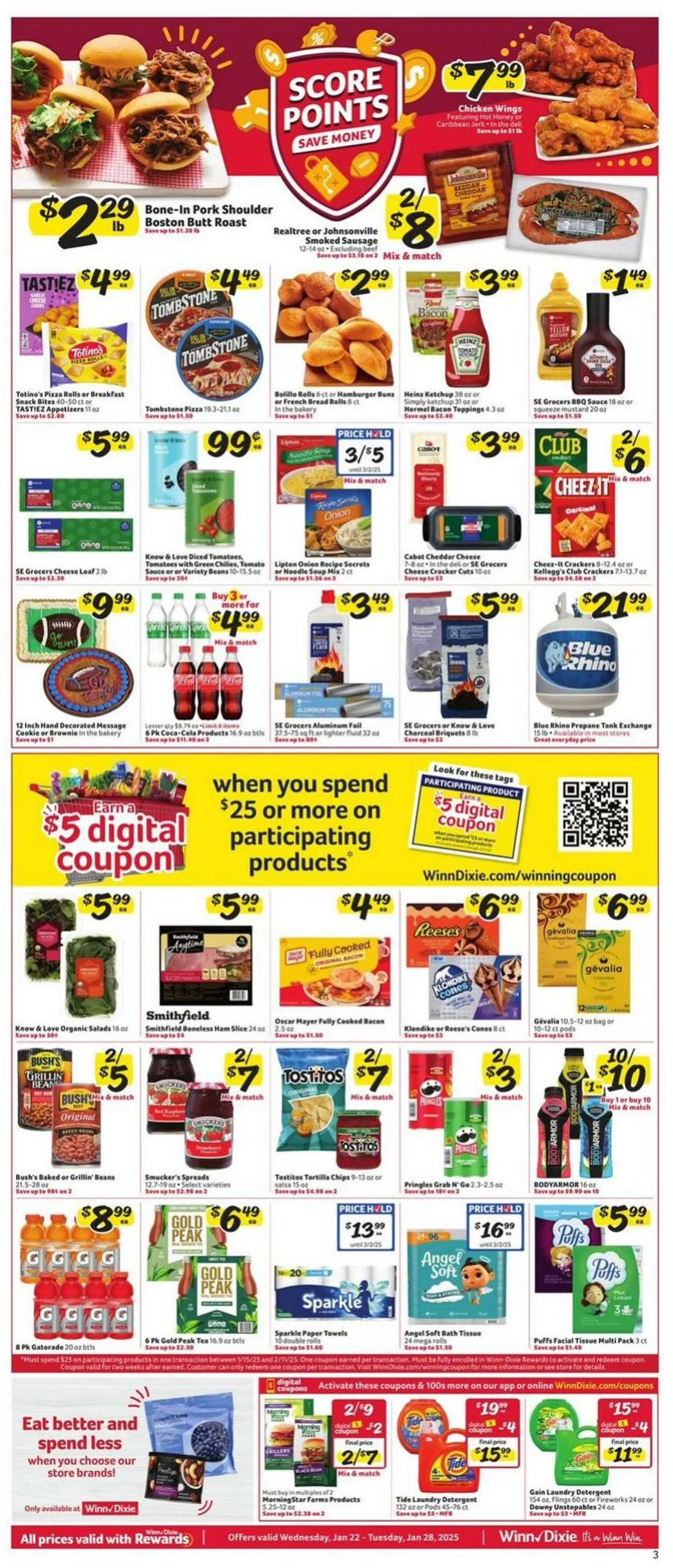 Catálogo de Winn Dixie Current weekly ad 22 de enero al 28 de enero 2025 - Página 3