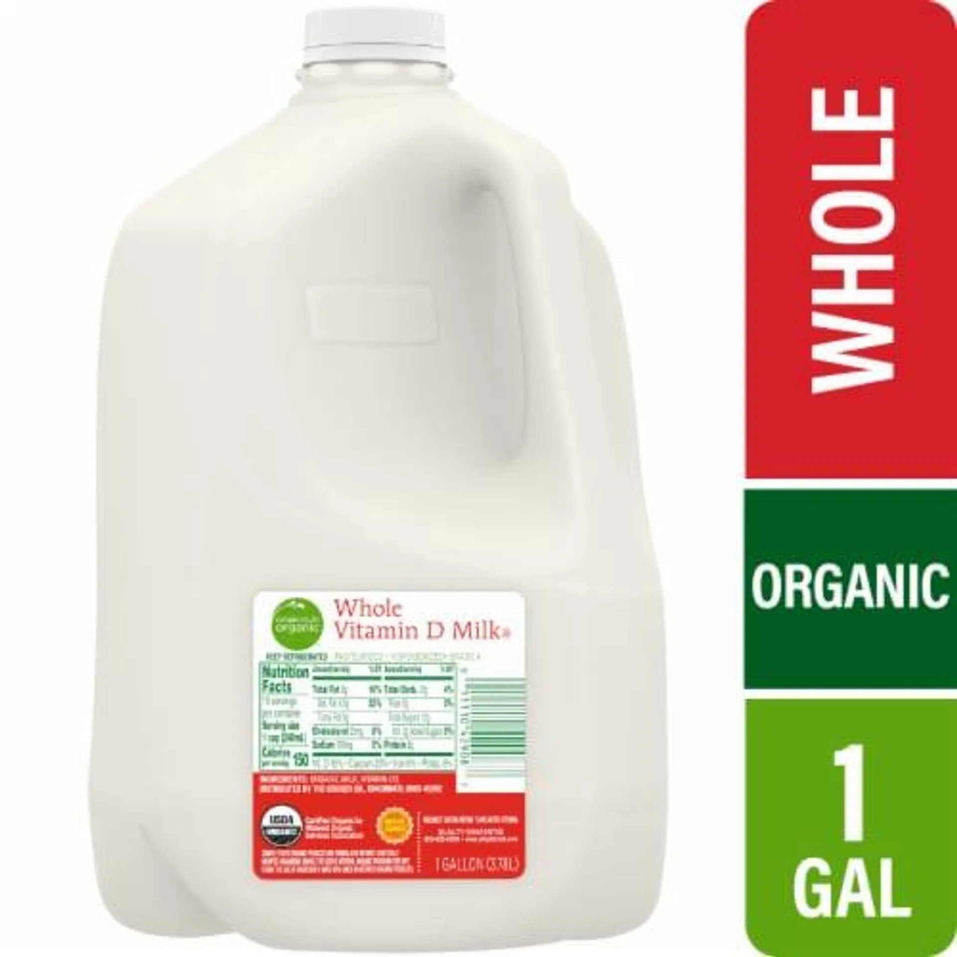 Simple Truth Organic® Vitamin D Whole Milk Gallon