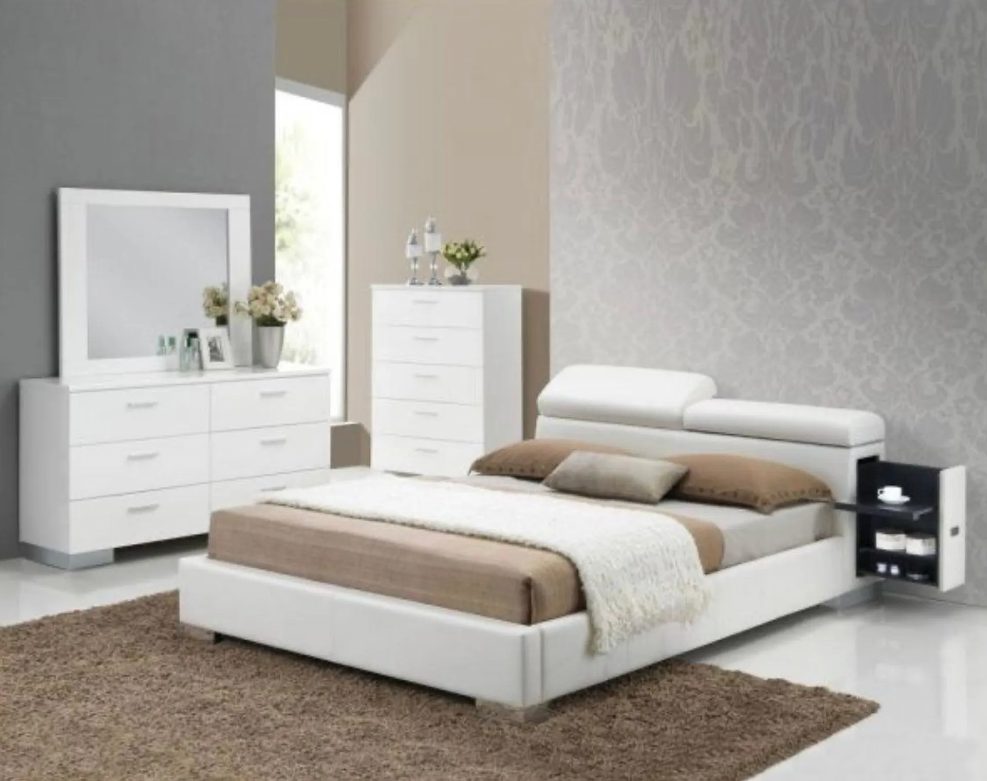 4 PCS Manjot King Bedroom Set 20417EK