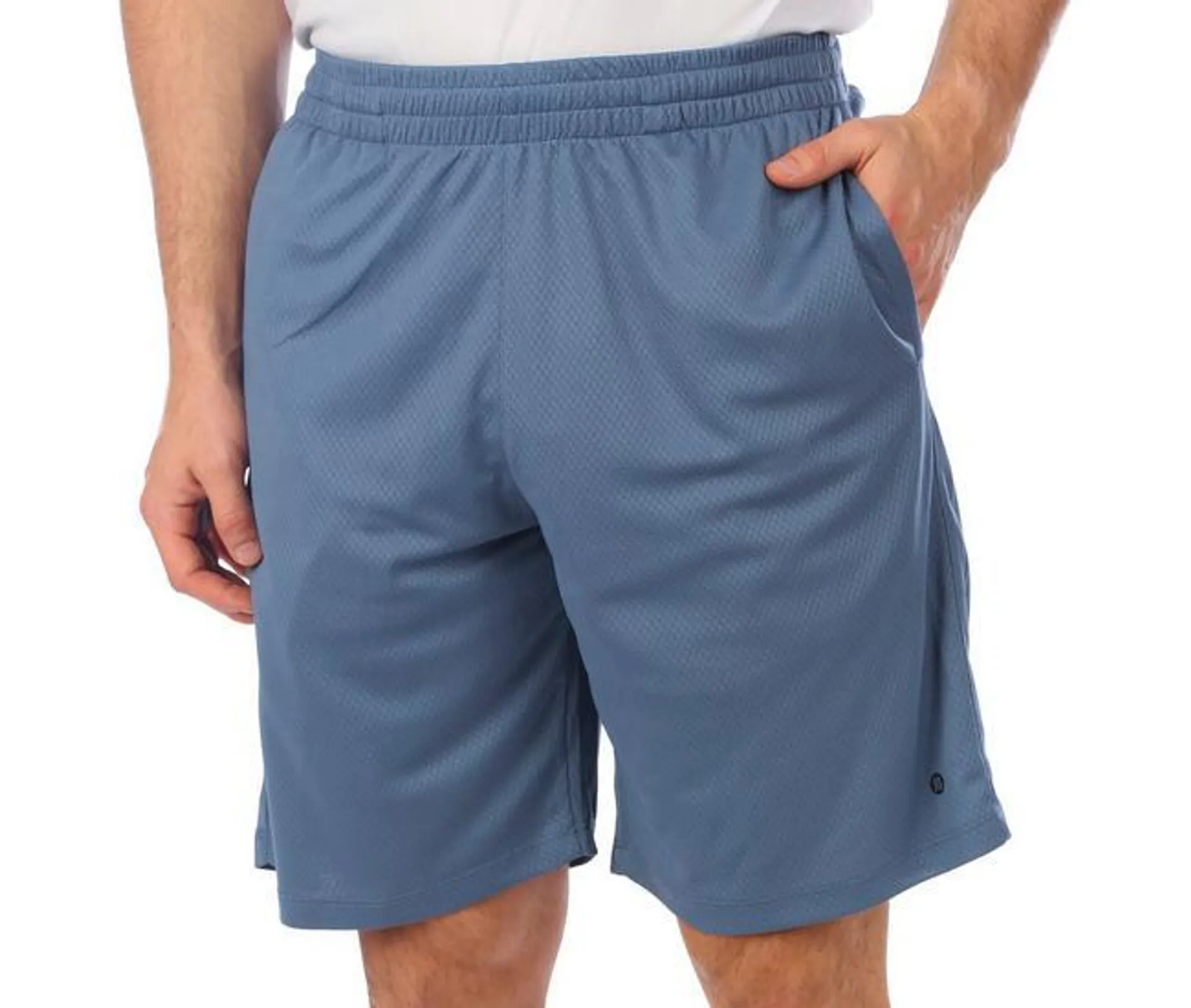 Mens 9 in. Solid Mesh Shorts