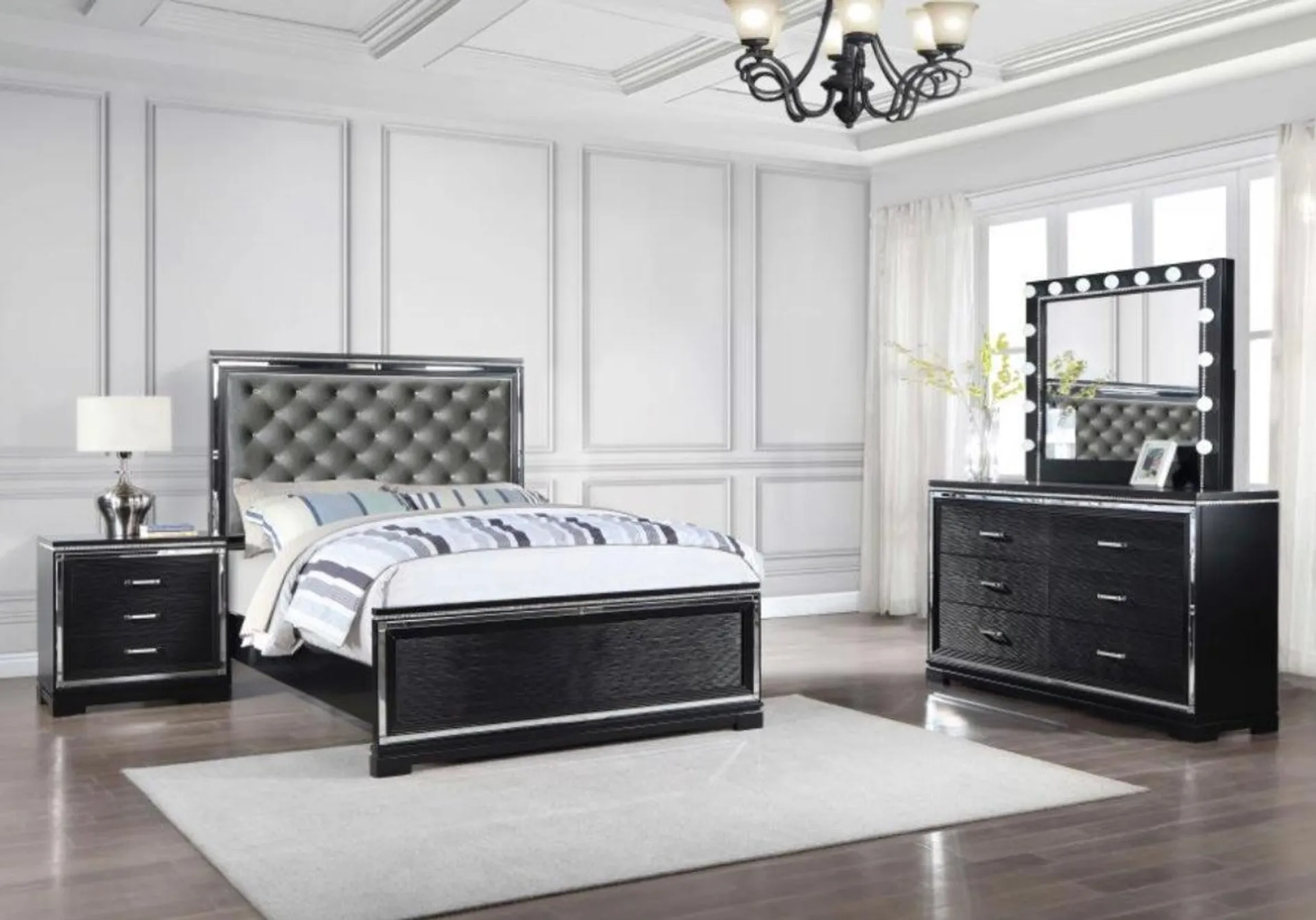 4 PCS Eleanor King Bedroom Set 223361KE-S4