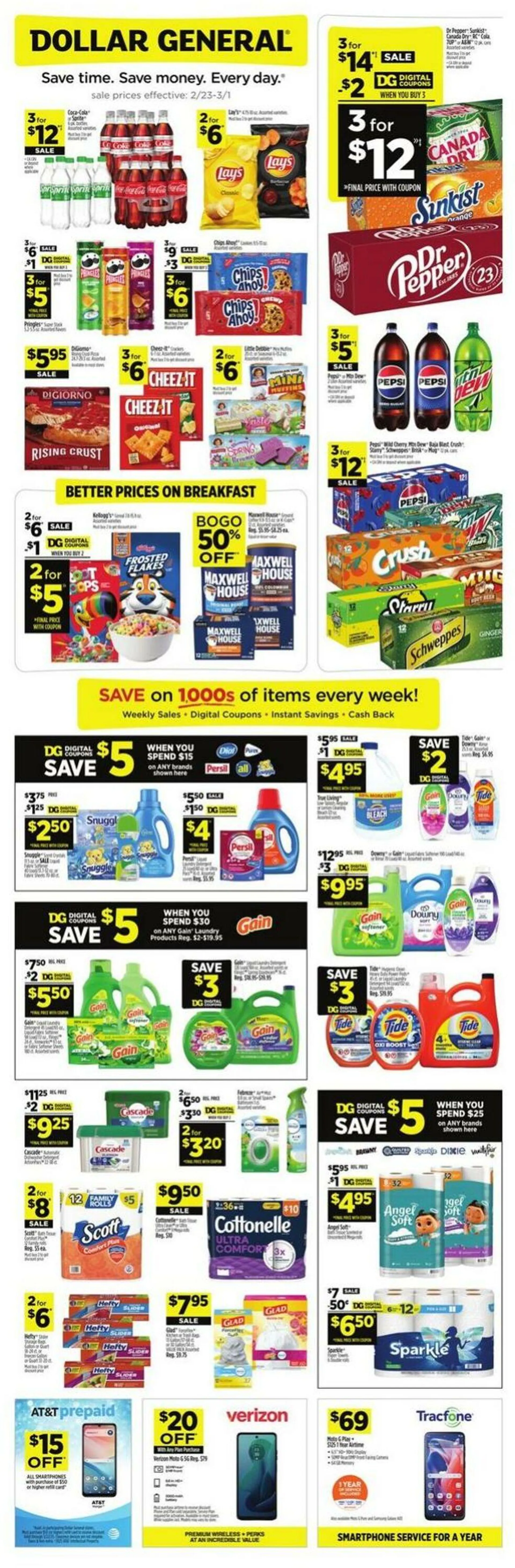 Catálogo de Dollar General Current weekly ad 23 de febrero al 1 de marzo 2025 - Página 1