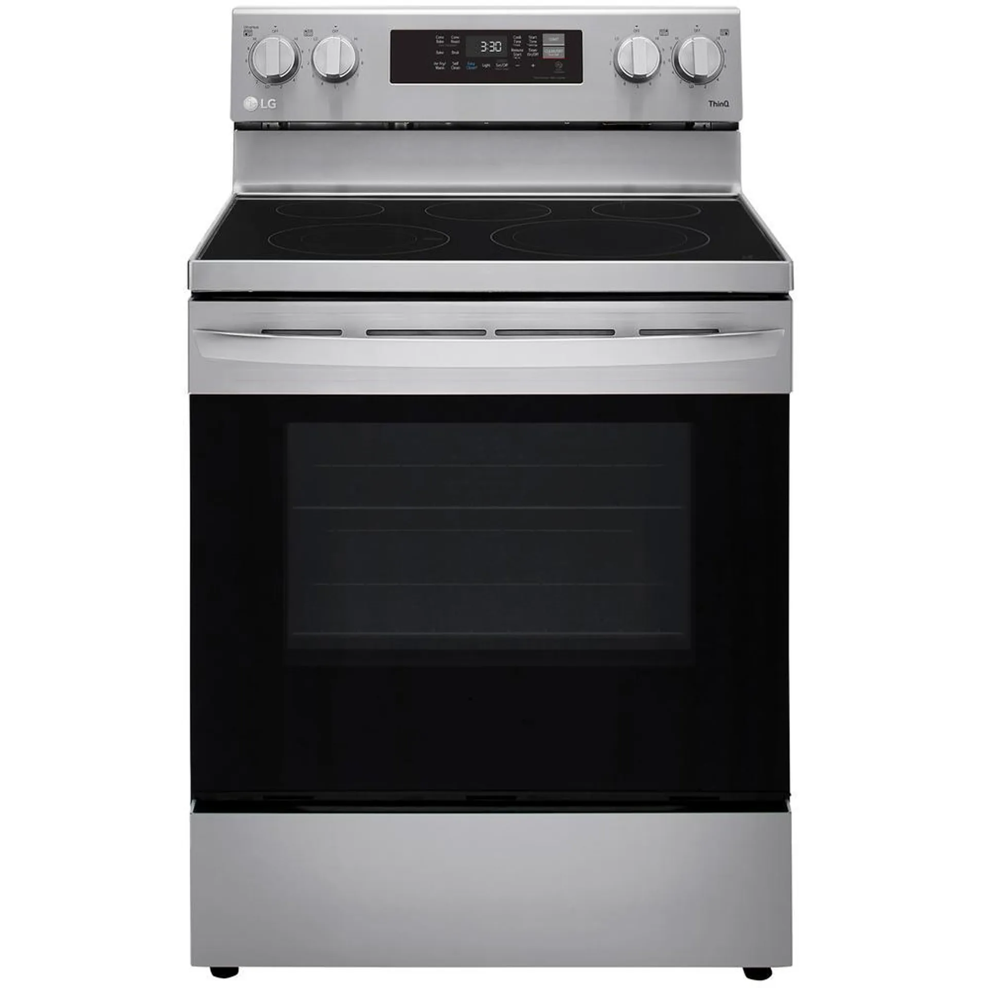 LG LREL6323S 6.3 cu. ft. Electric Single Oven Range w/ Air Fry - Stainless Steel