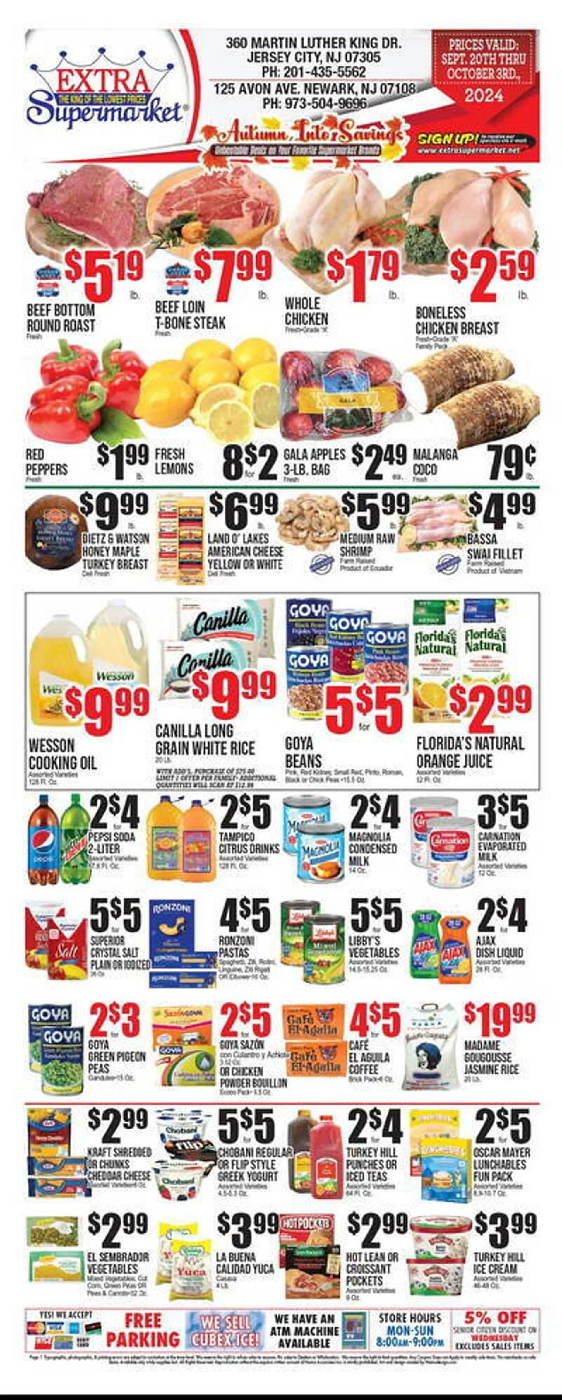 Extra Supermarket Weekly Ad - 1