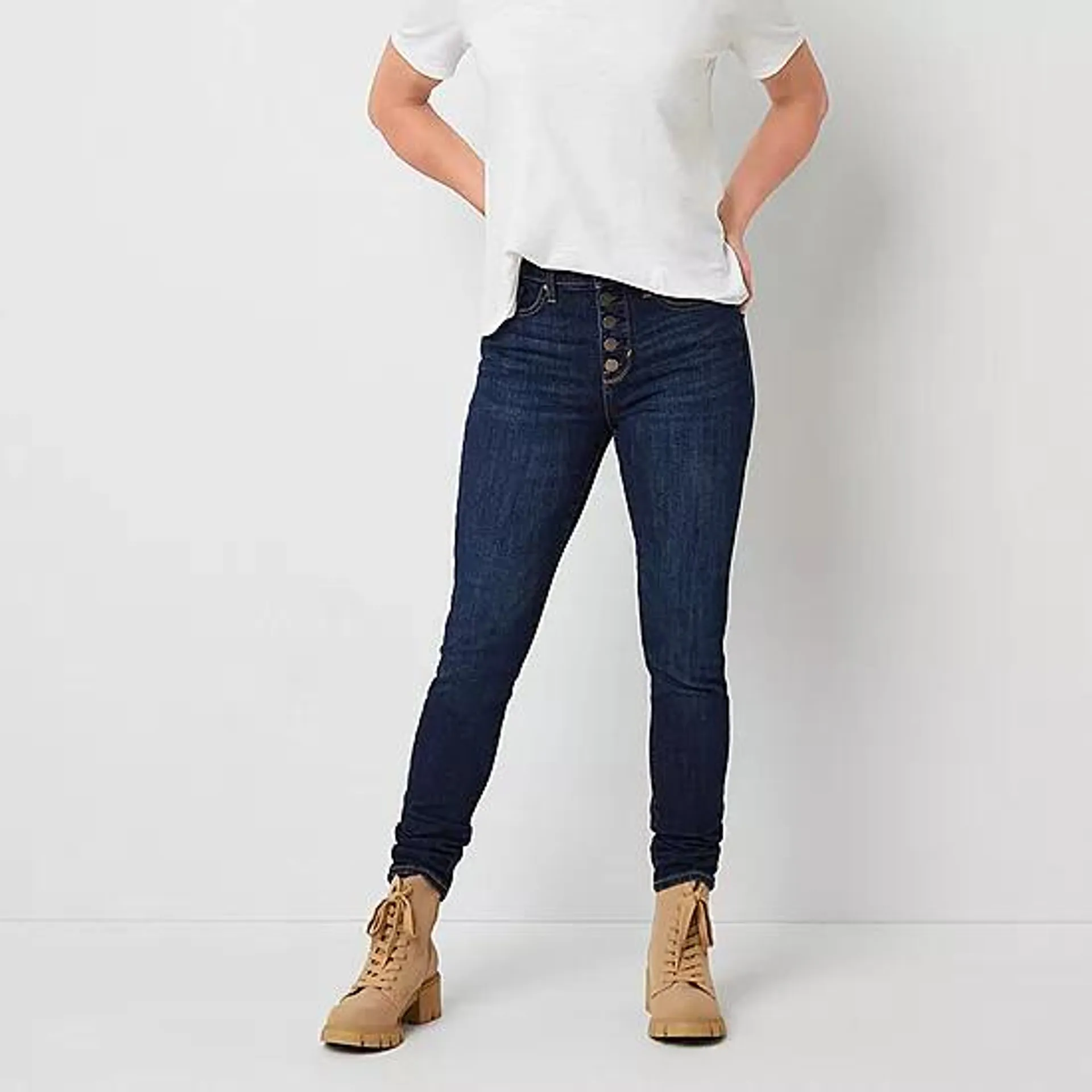 a.n.a - Tall Womens High Rise Skinny Fit Jean