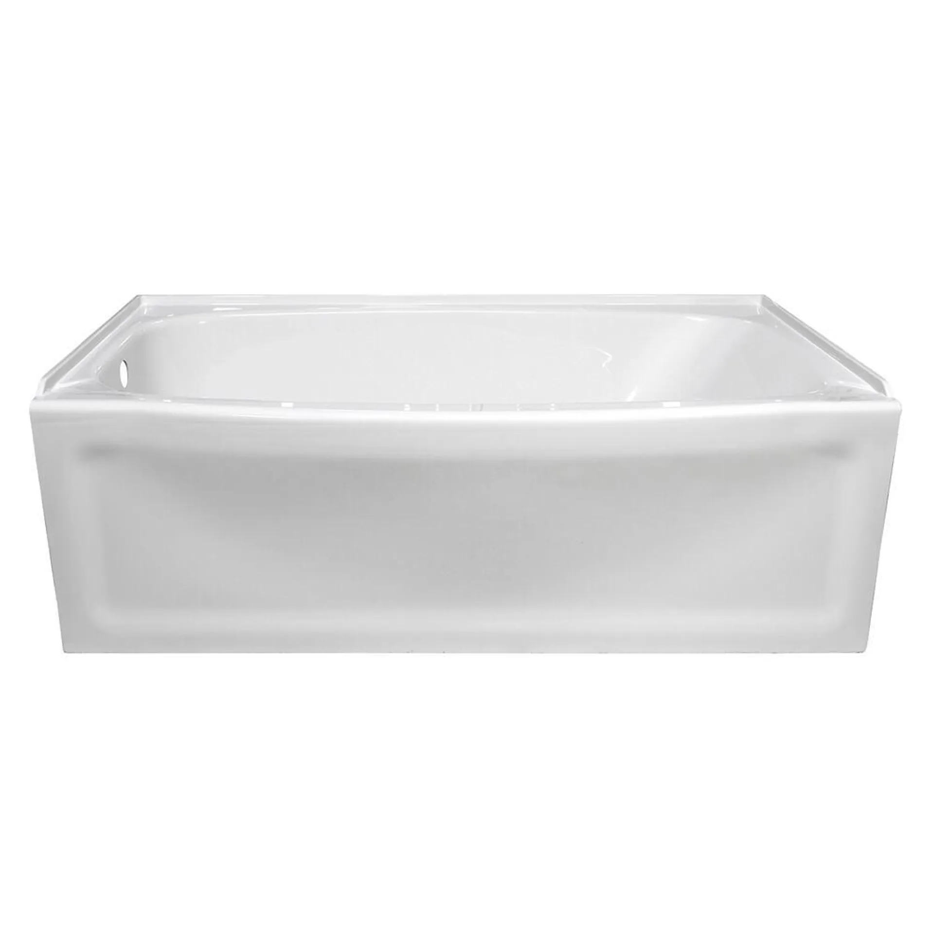 Lyons® Contour™ 60"W x 32"D x 19"H White Bathtub with Left Drain