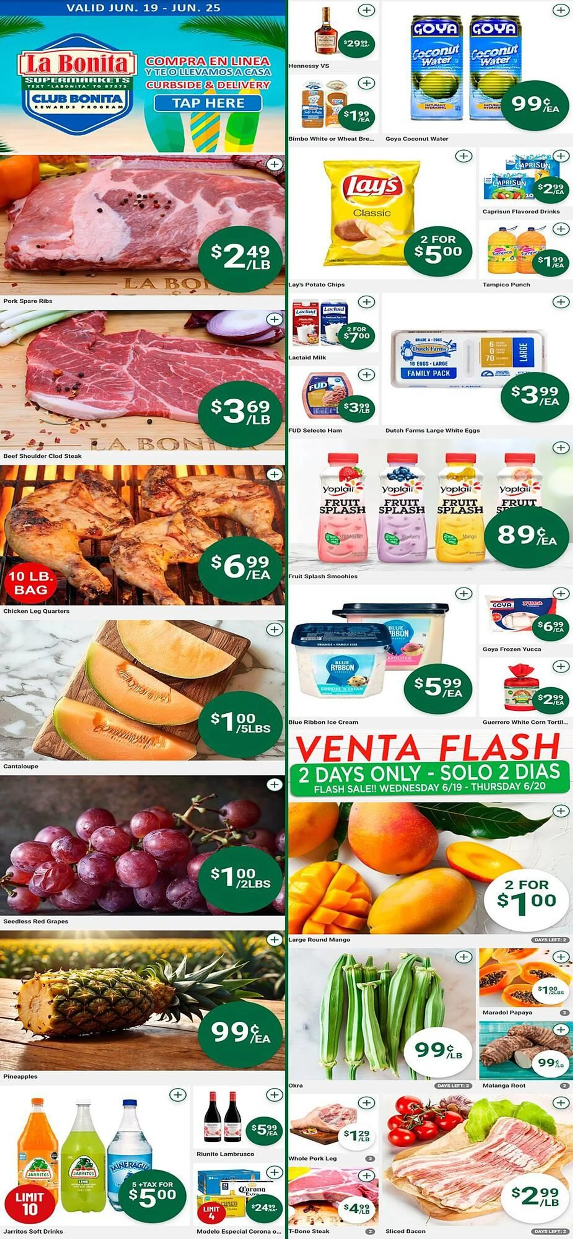 La Bonita Supermarkets Weekly Ad - 1