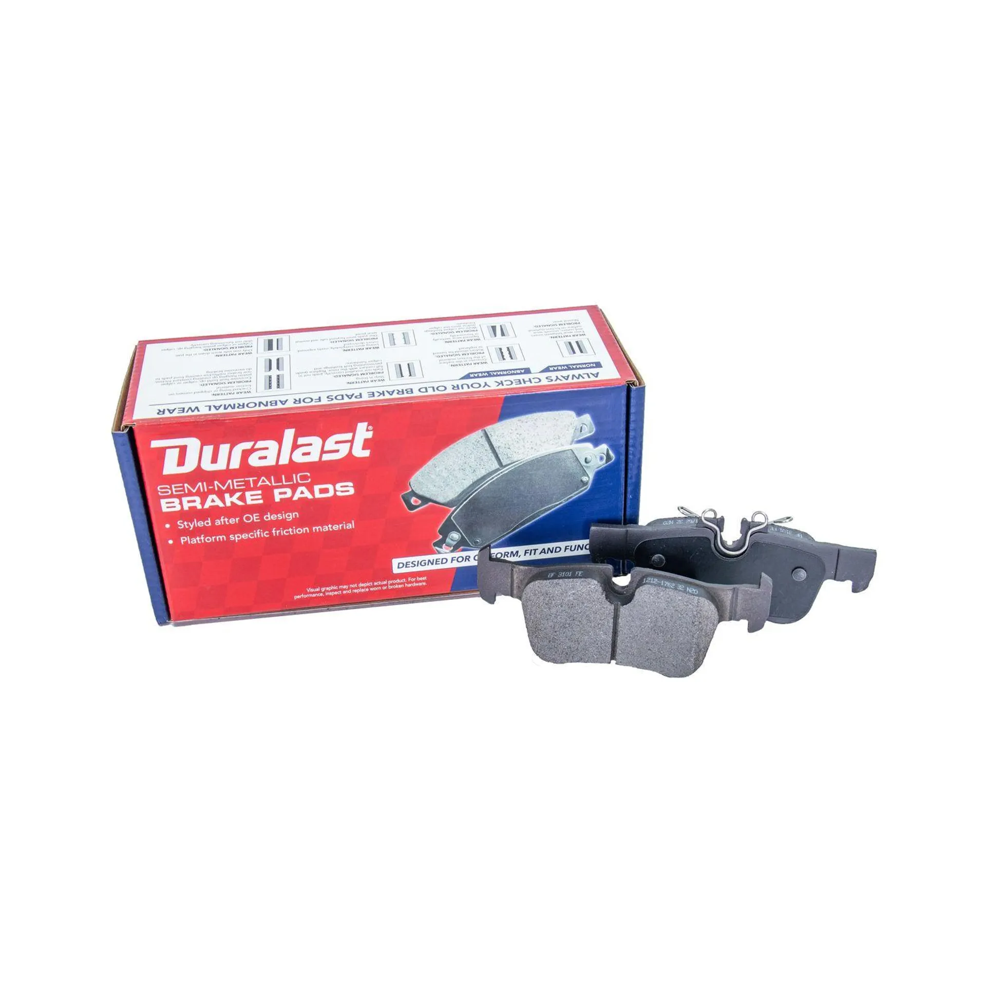 Duralast Semi-metallic Disc Brake Pad Set MKD1762