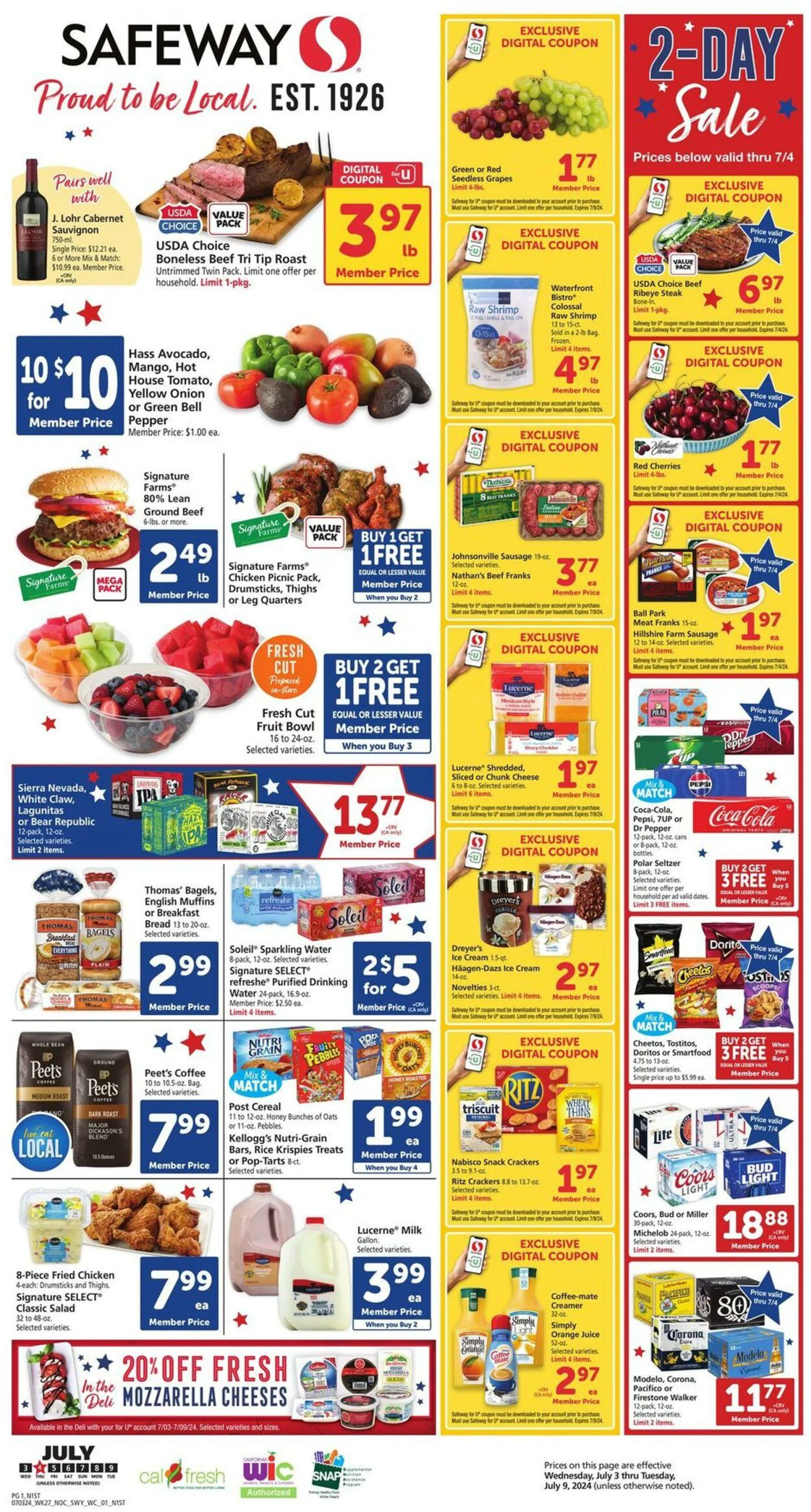 Safeway Current weekly ad - 1