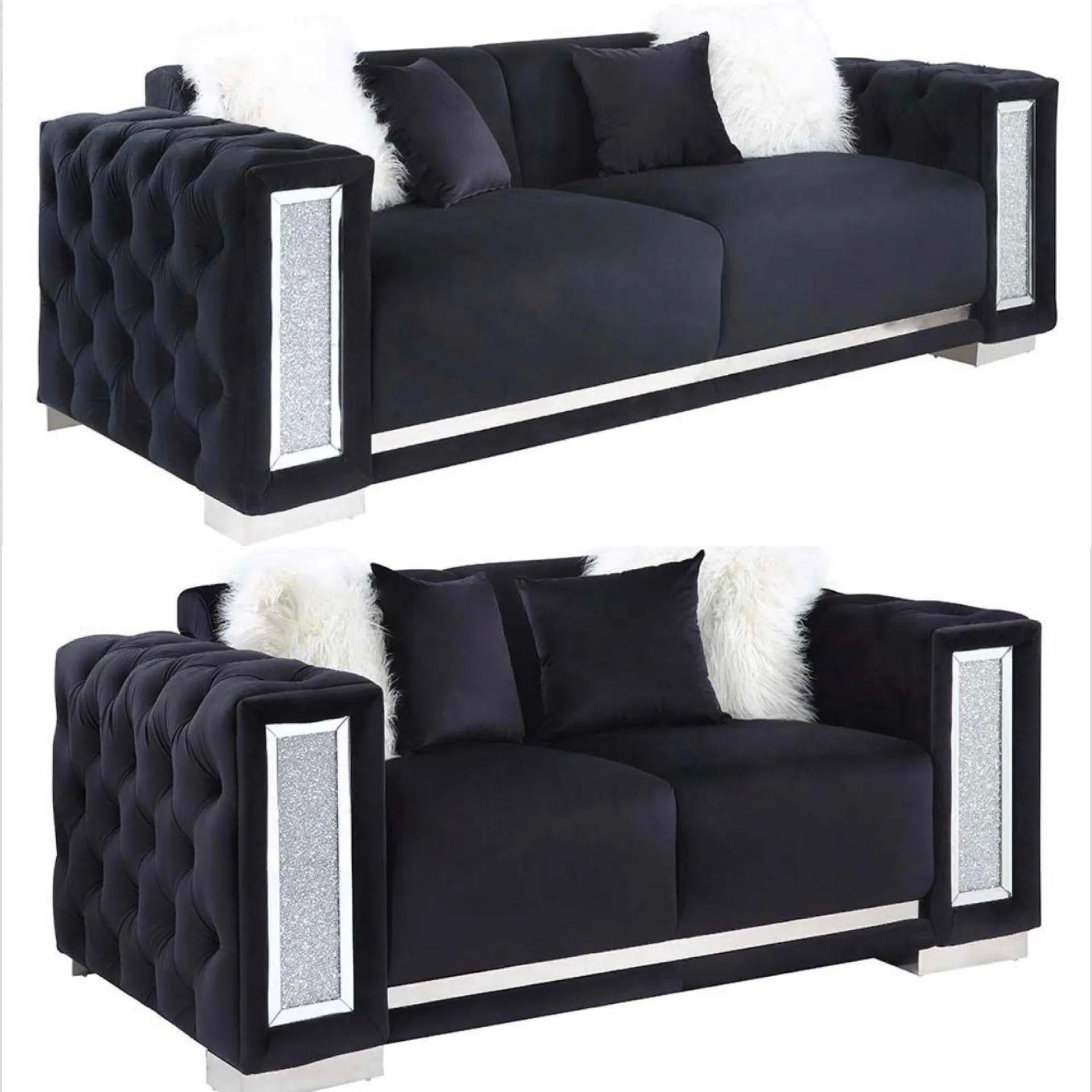 2 PCS Trislar Sofá y Loveseat LV01397