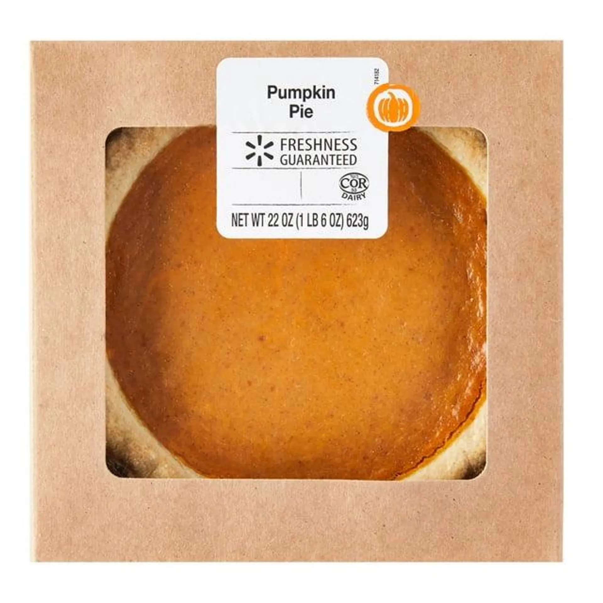 Freshness Guaranteed 8" Pumpkin Pie, 22 oz Cardboard Box