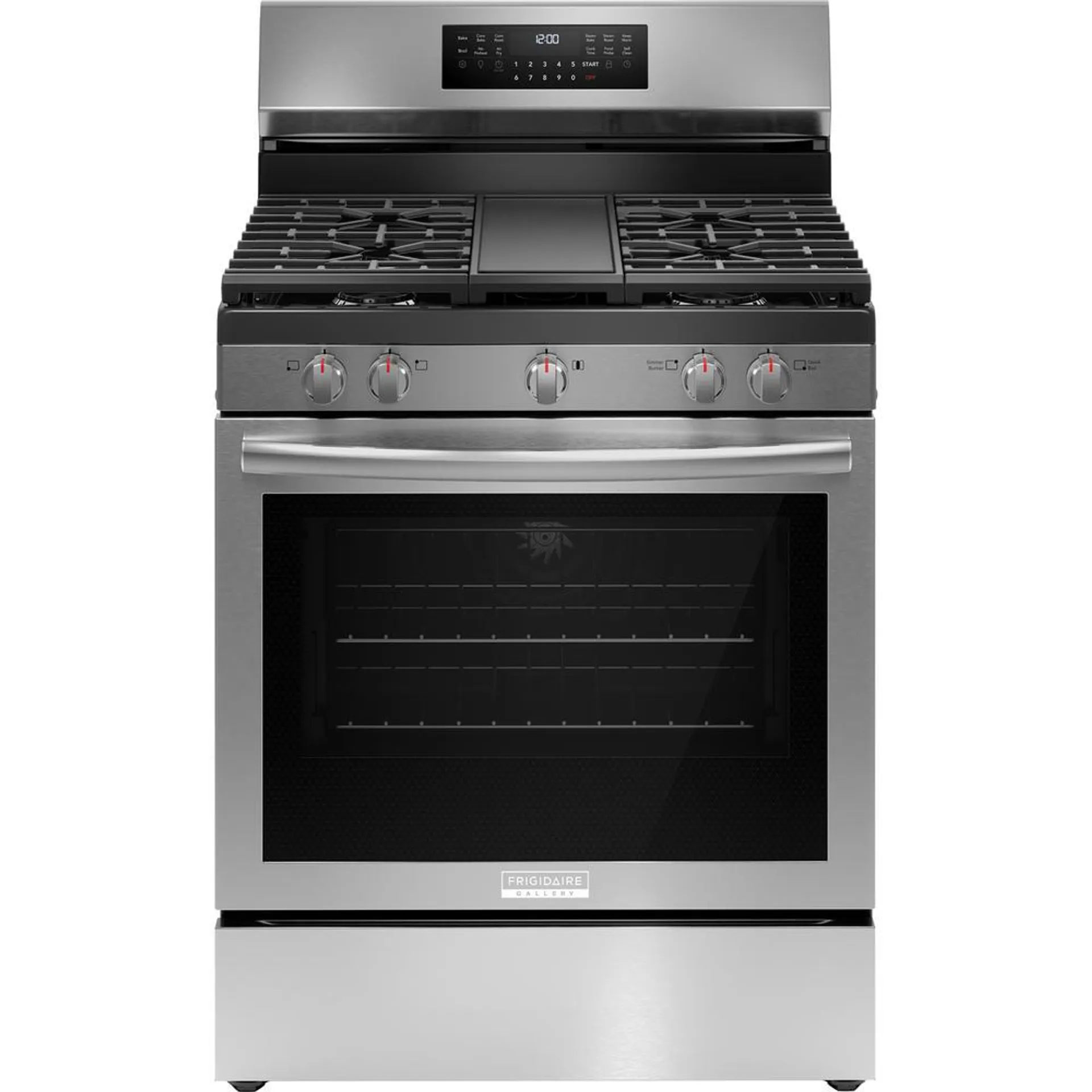 Frigidaire Gallery GCRG3060BF 30" Gas Range with No Preheat & Air Fry – Stainless Steel