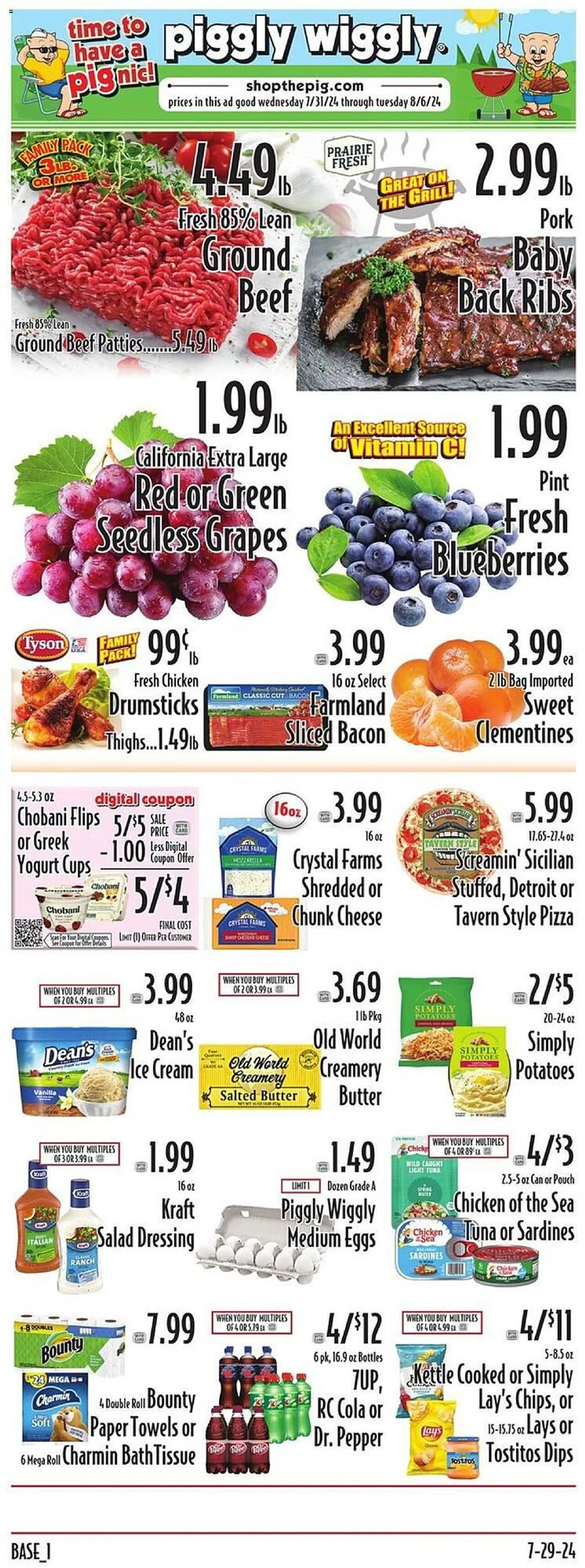 Piggly Wiggly Weekly Ad - 1