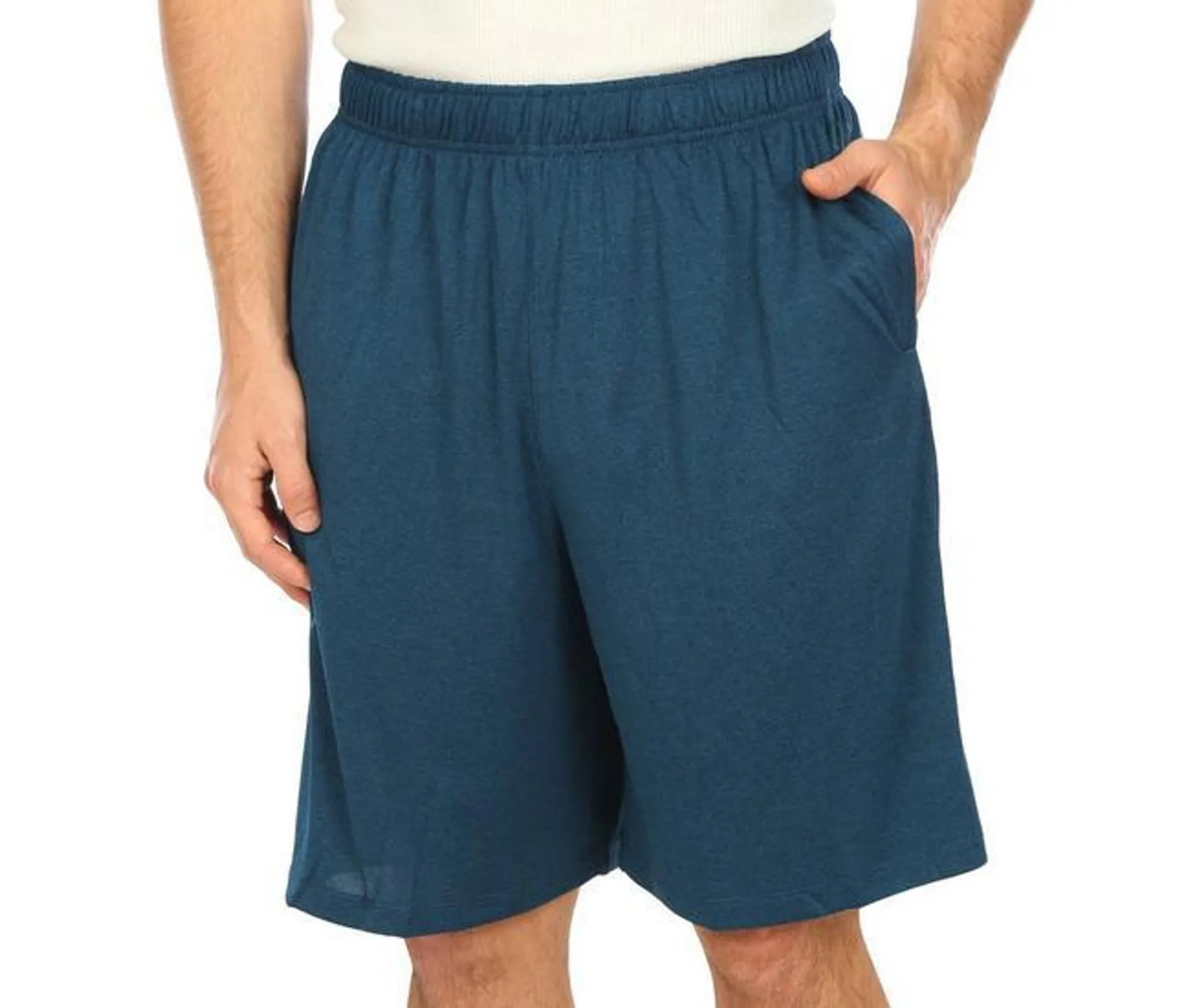 Mens 9 In. Performance Solid Interlock Shorts