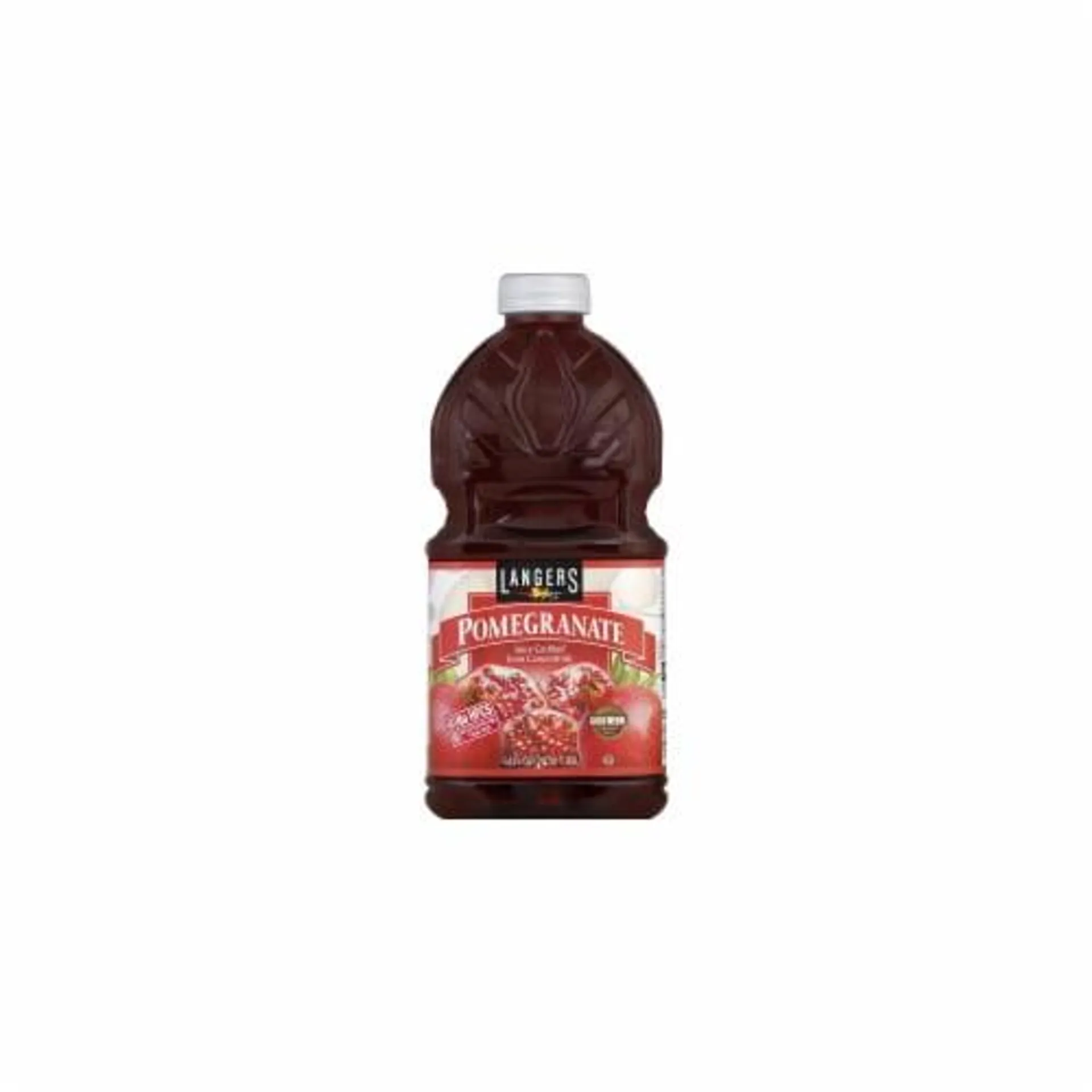 Langers Pomegranate Juice Cocktail, 64 Fl oz (Pack of 20)