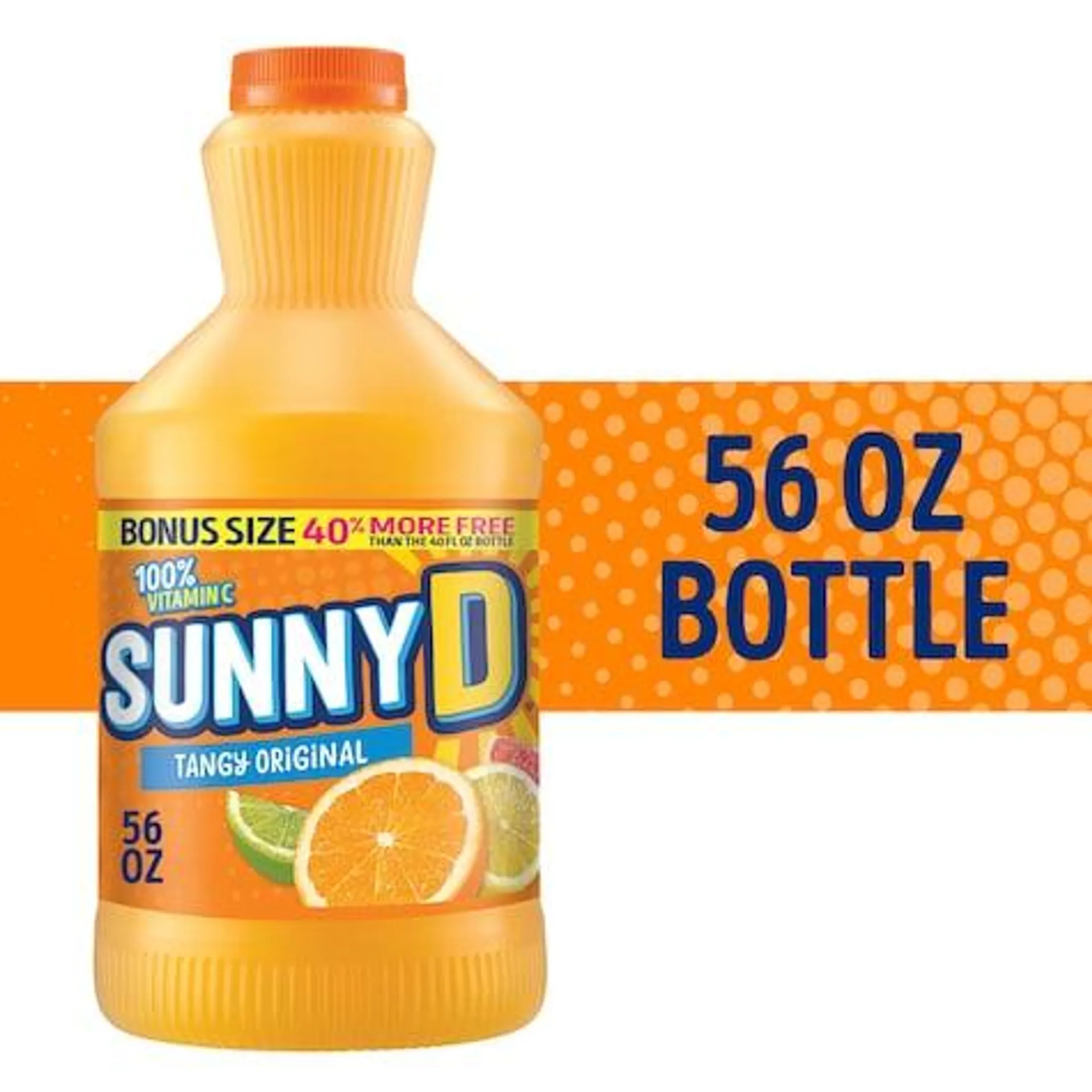 SunnyD Orange-Flavored Citrus Punch, 56-oz. Bottles