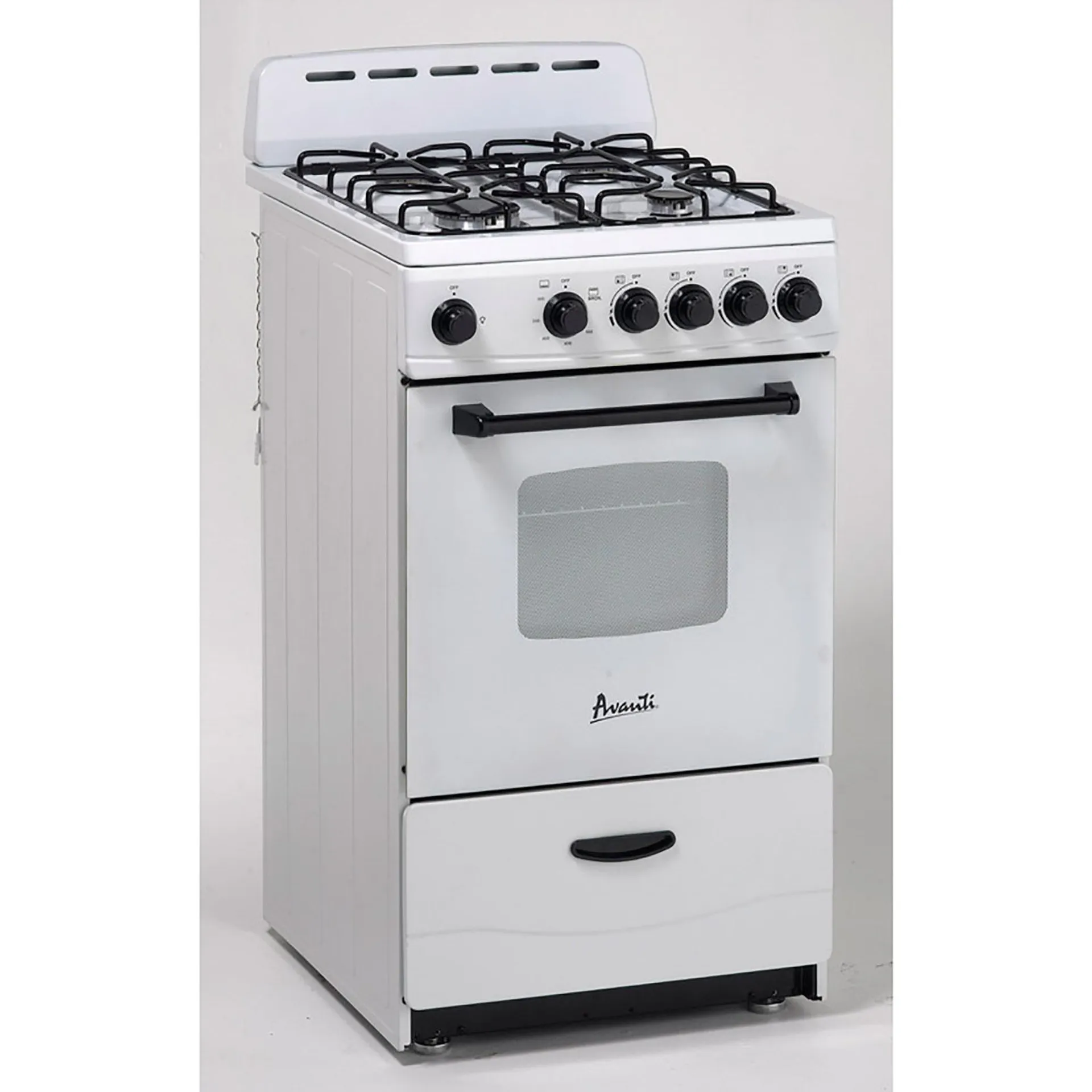 Avanti GR2011CW 20" Freestanding Gas Range - White