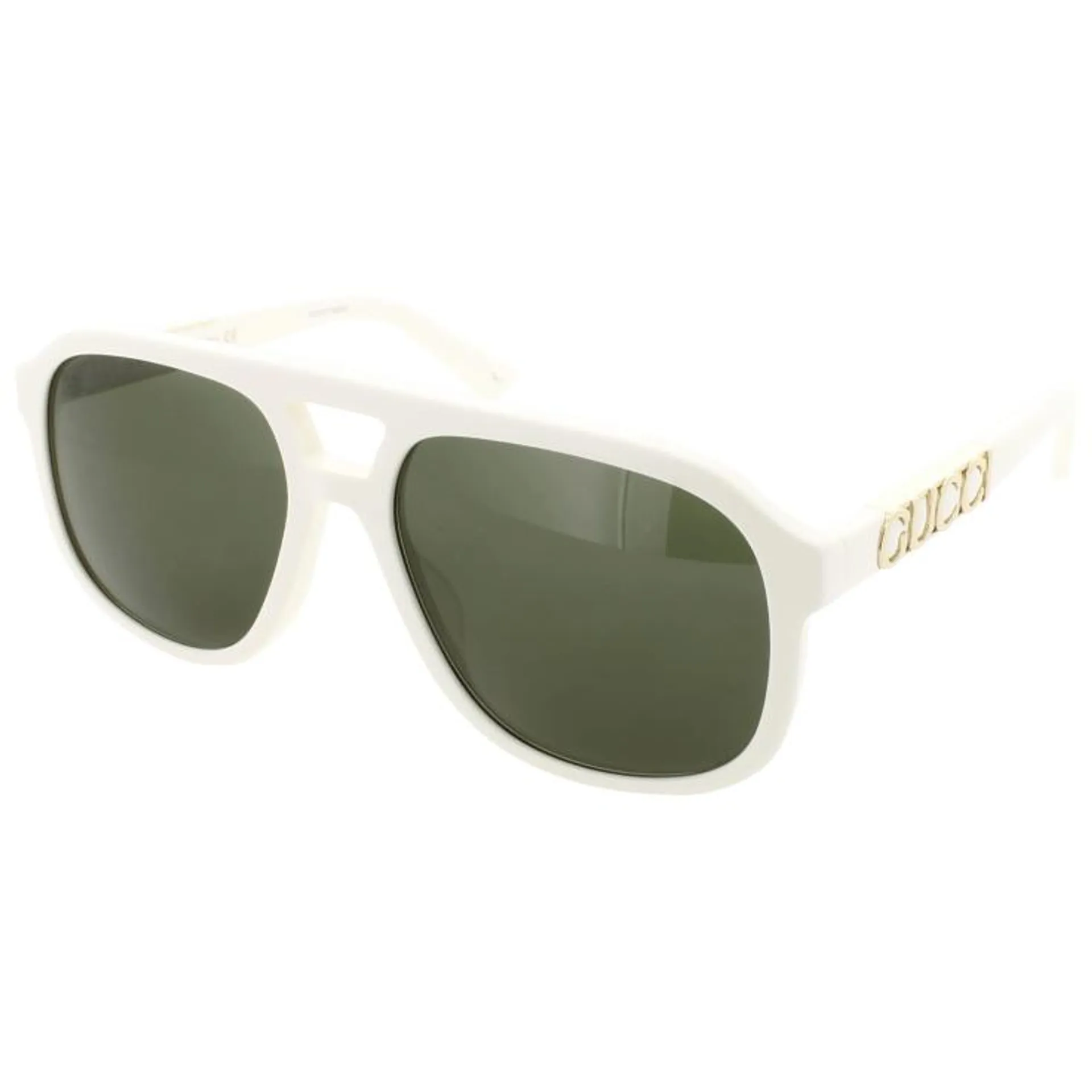 Gucci Gafas de Sol Unisex con Montura Marfil